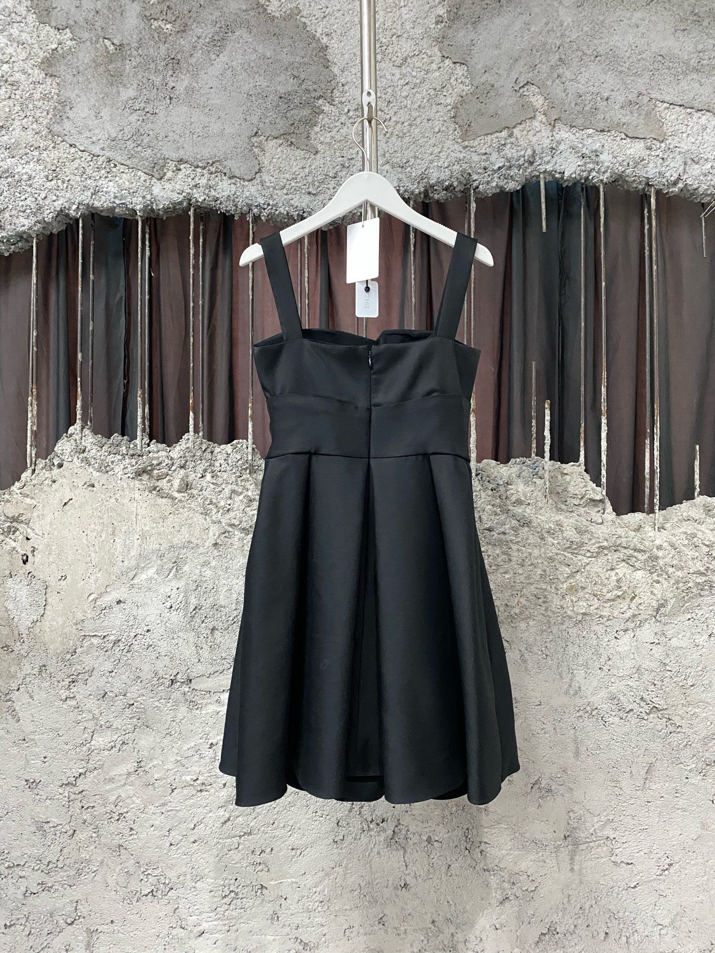 Dior Ruffle Spaghetti Strap Dress — front