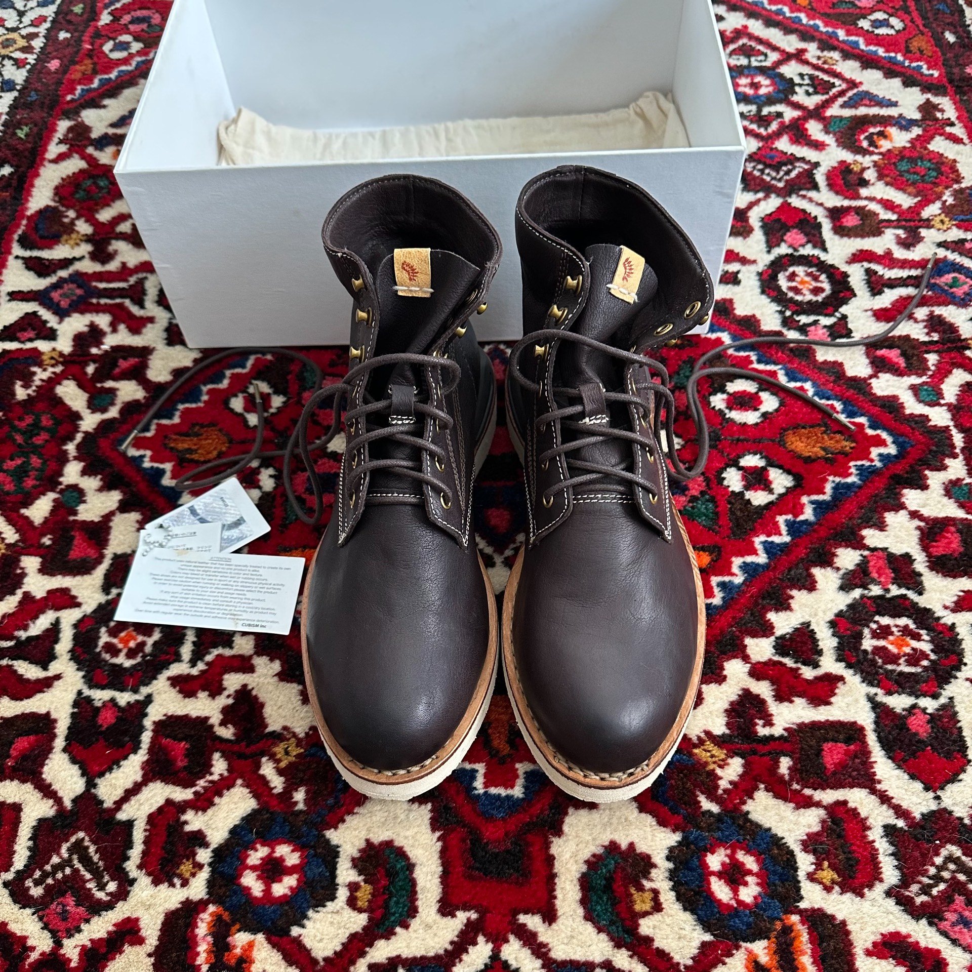 visvim 16AW Virgil Brown Kangaroo Boots