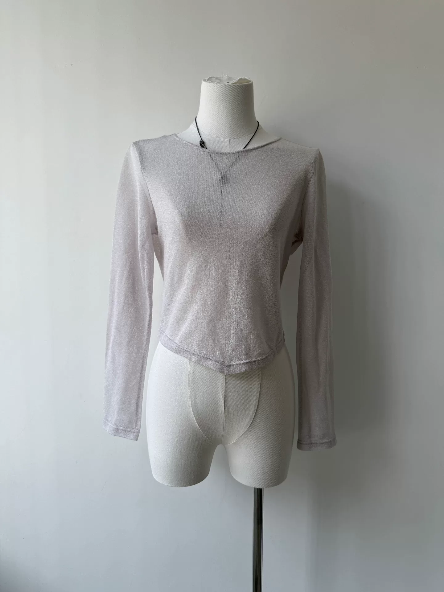 Jean Paul Gaultier JPG Mesh Crop Top