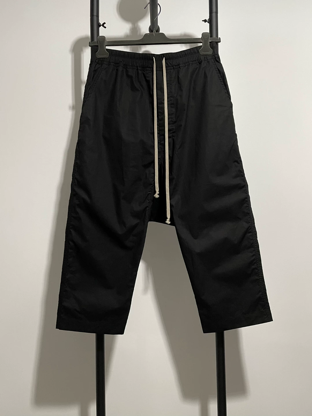 Rick Owens Black Cropped Pants