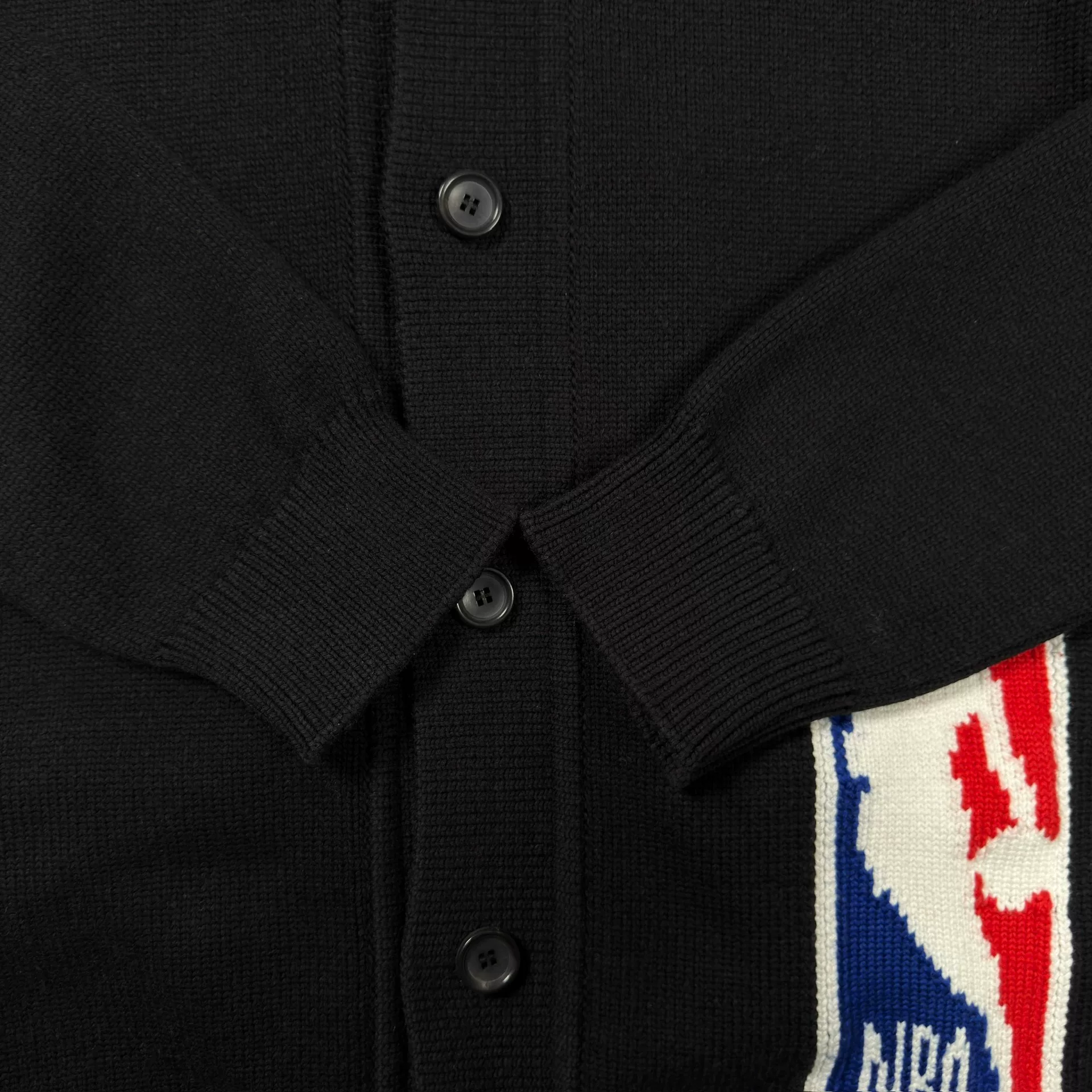 Louis Vuitton NBA Black Cardigan — detail