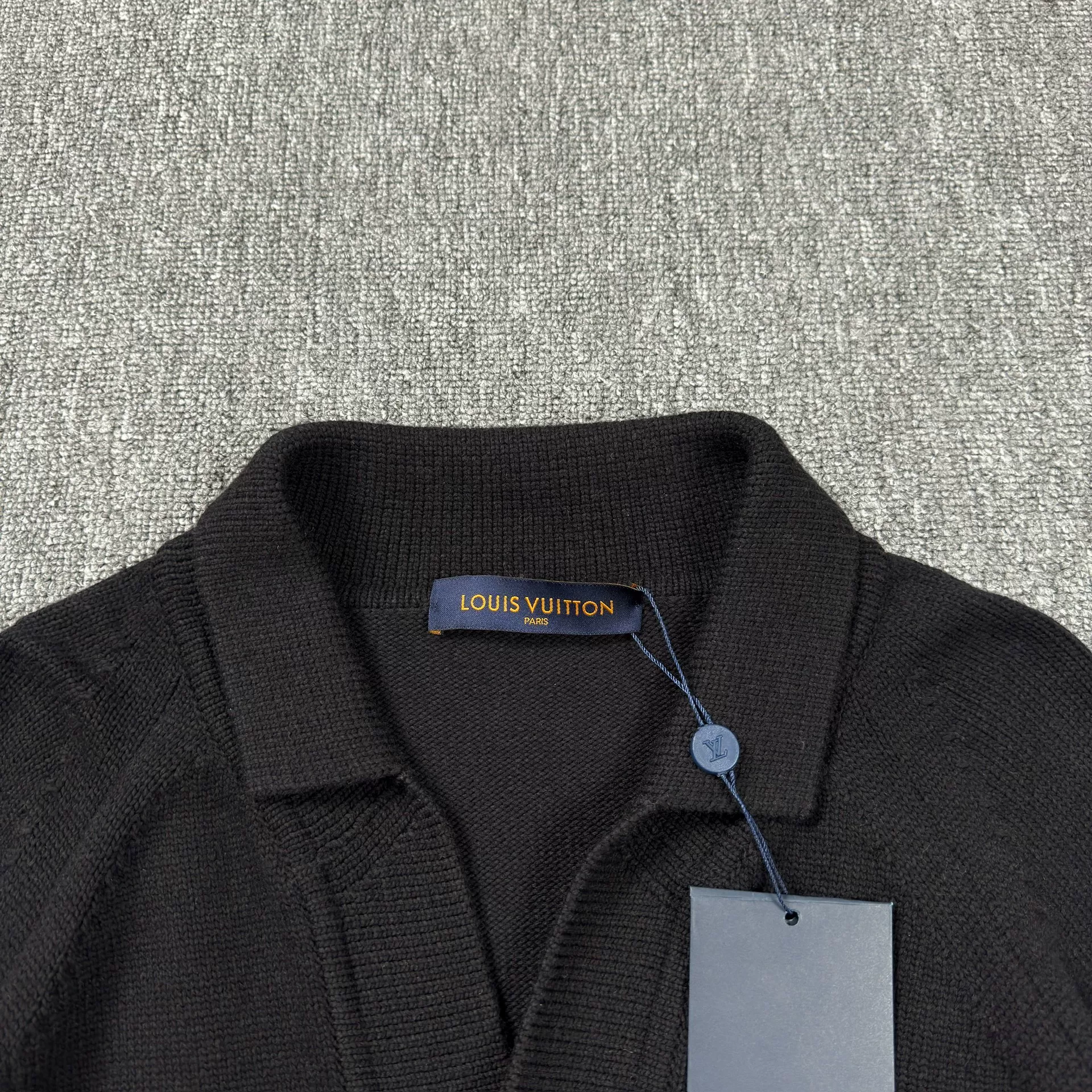 Louis Vuitton NBA Black Cardigan — front