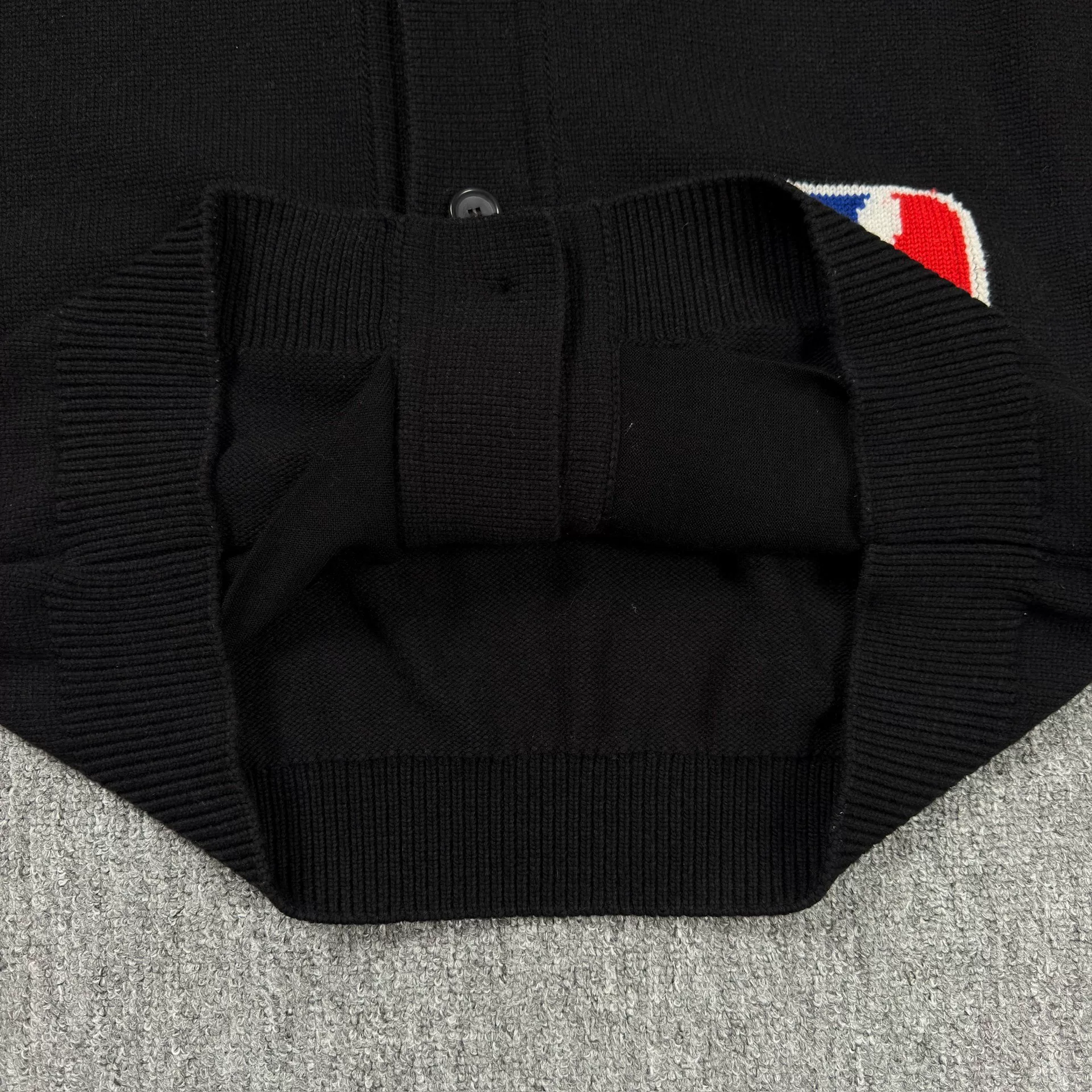 Louis Vuitton NBA Black Cardigan — label