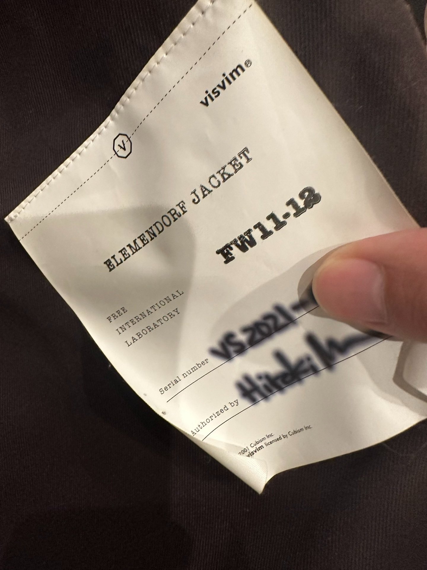 Visvim 12FW Elmenorf A2 Jacket — back