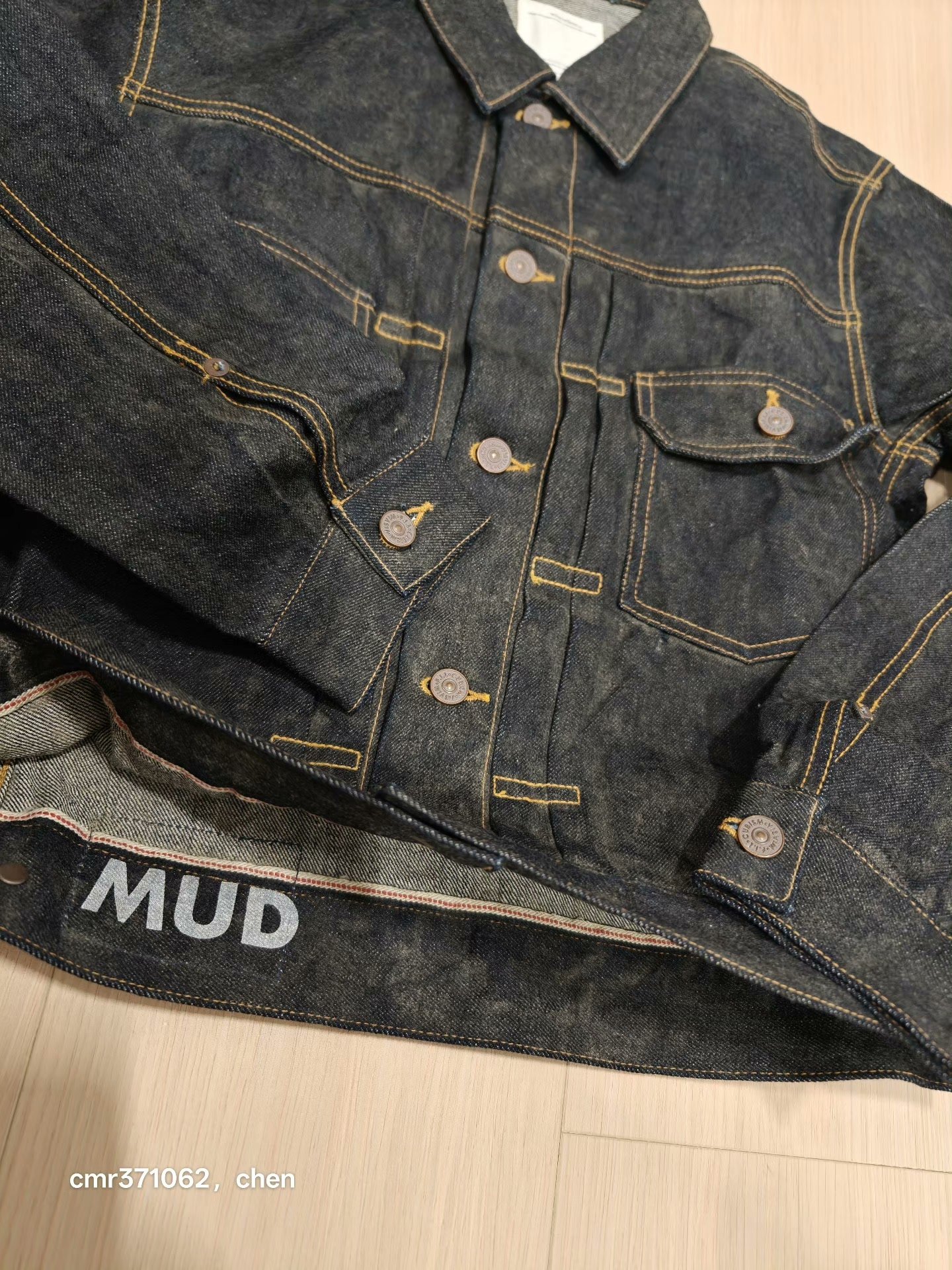 VISVIM 23SS 101JKT RAW MUD — label
