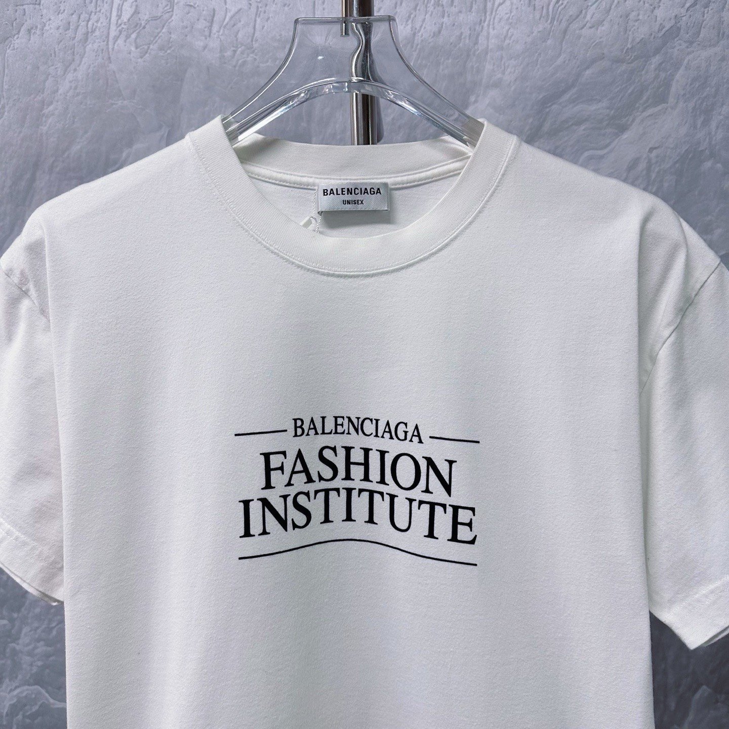 Balenciaga Letter Print Short Sleeve Tee — front