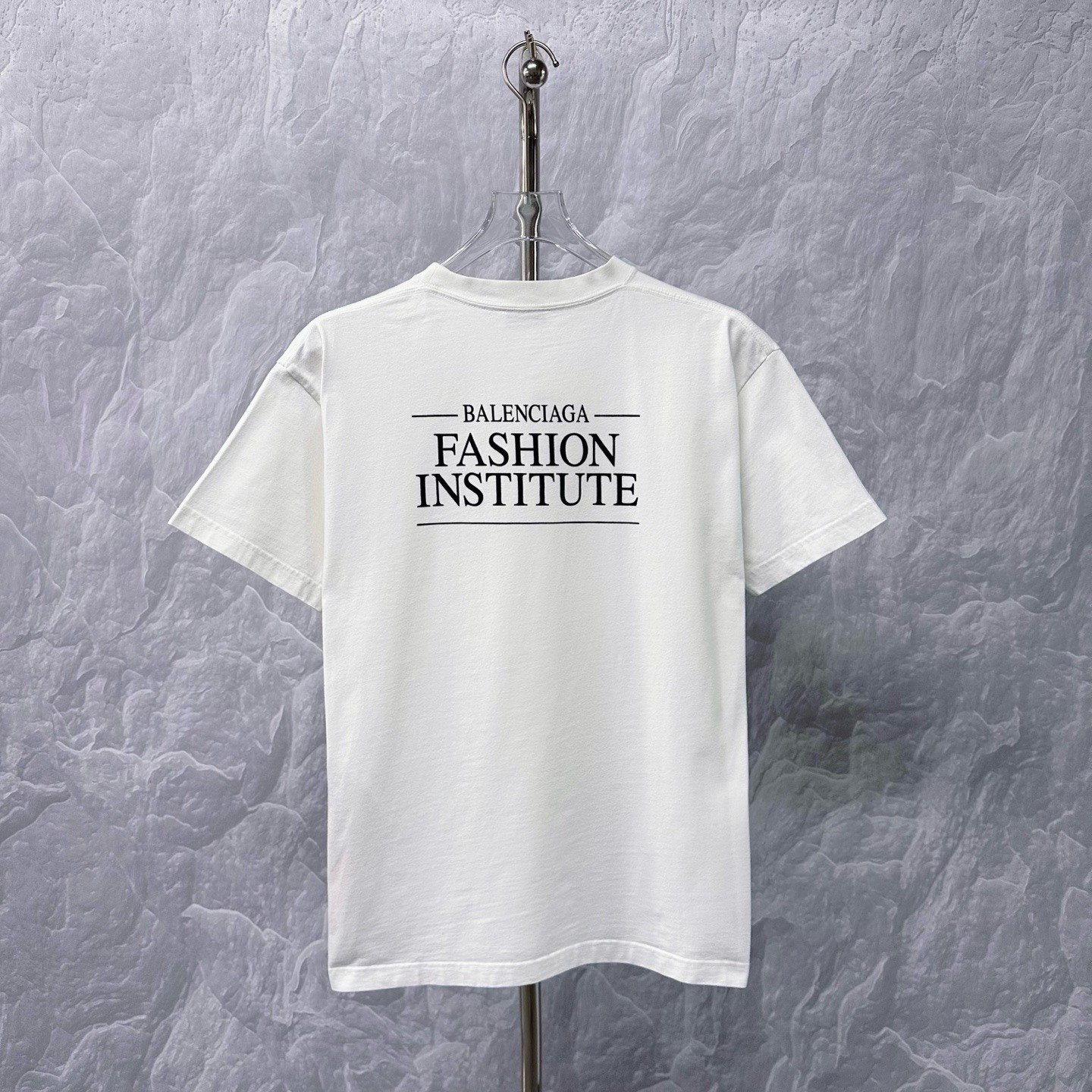 Balenciaga Letter Print Short Sleeve Tee — back