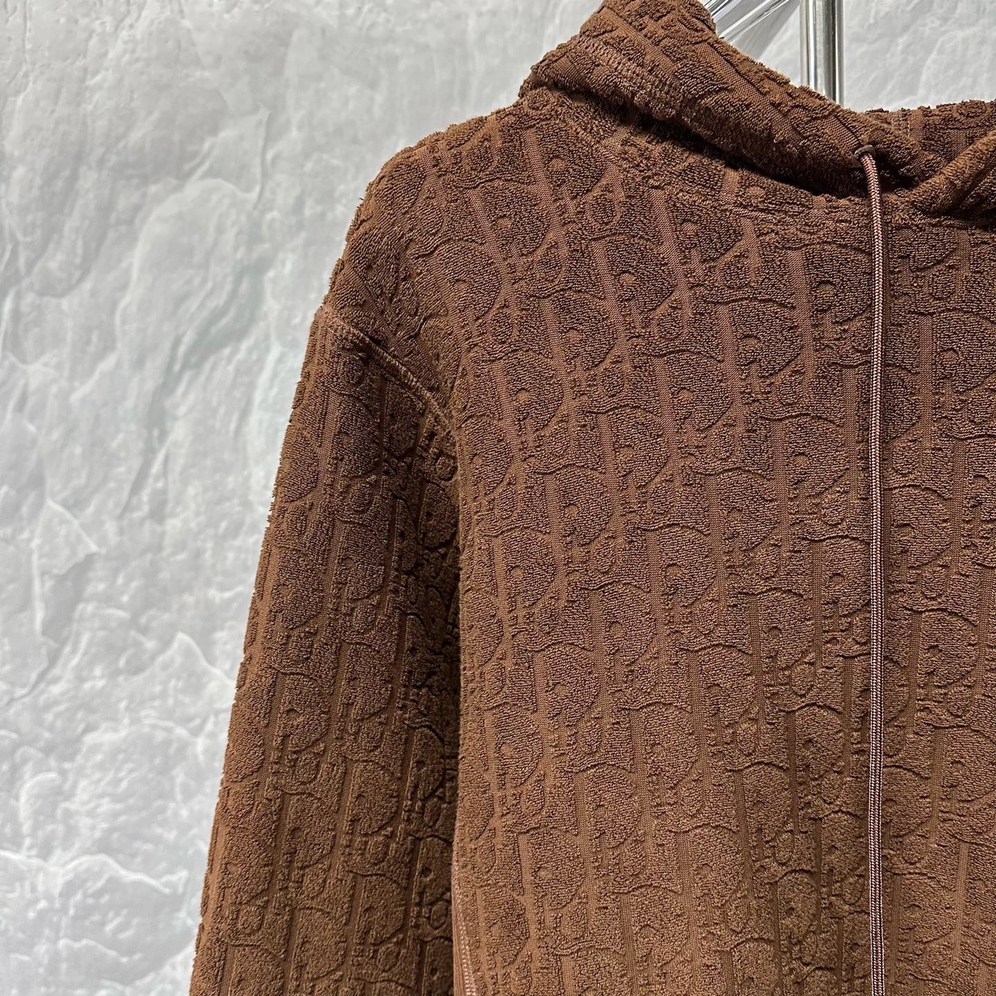 Dior All-Over Print Terry Hoodie — detail