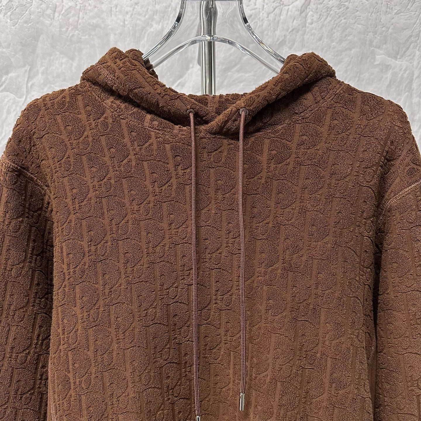 Dior All-Over Print Terry Hoodie — front