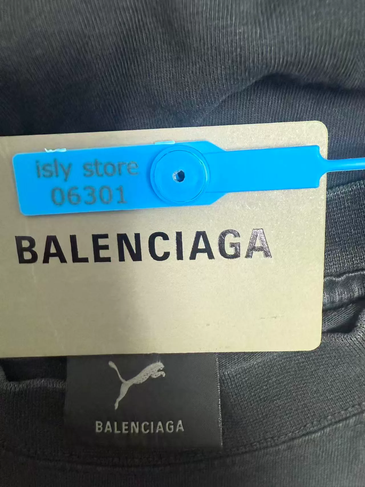 Balenciaga x PUMA Loose Short-Sleeve T-Shirt — back