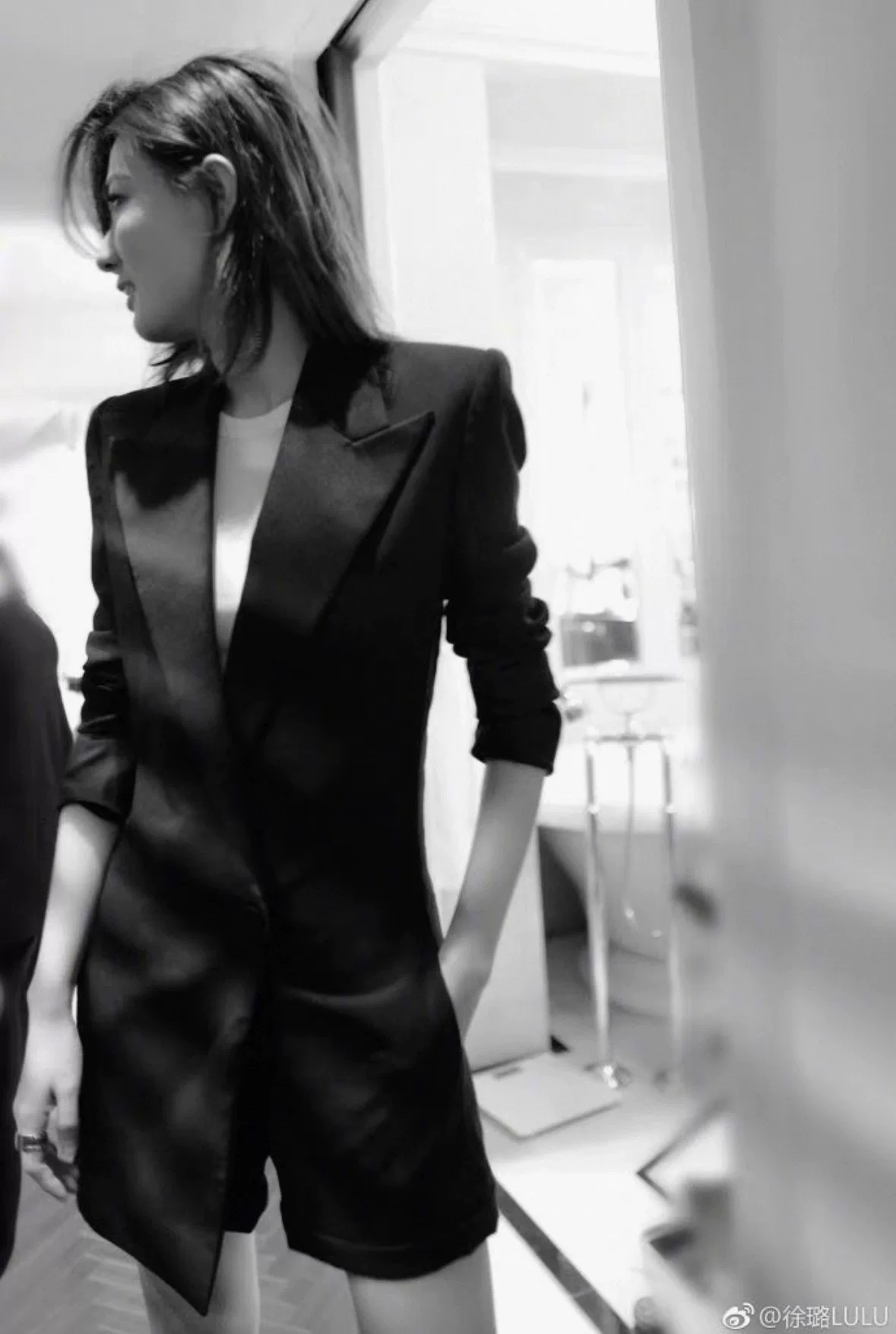 Saint Laurent Women's Blazer Jumpsuit — label