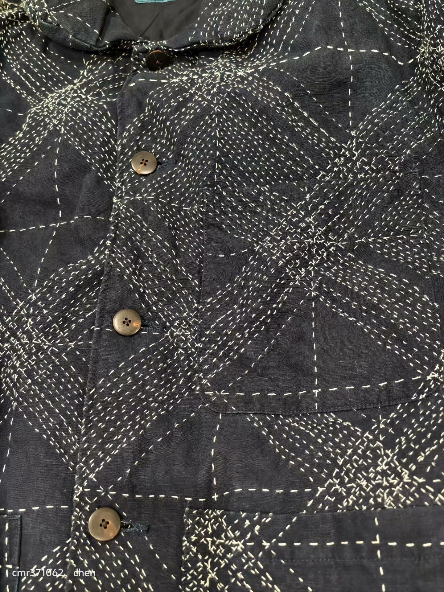 VISVIM Neverland Sashiko Down Jacket — back