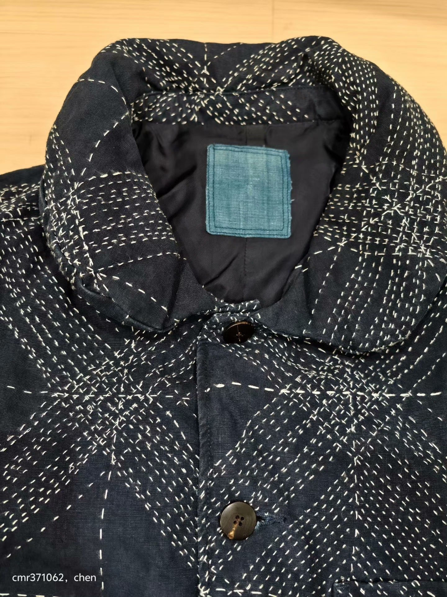 VISVIM Neverland Sashiko Down Jacket — front