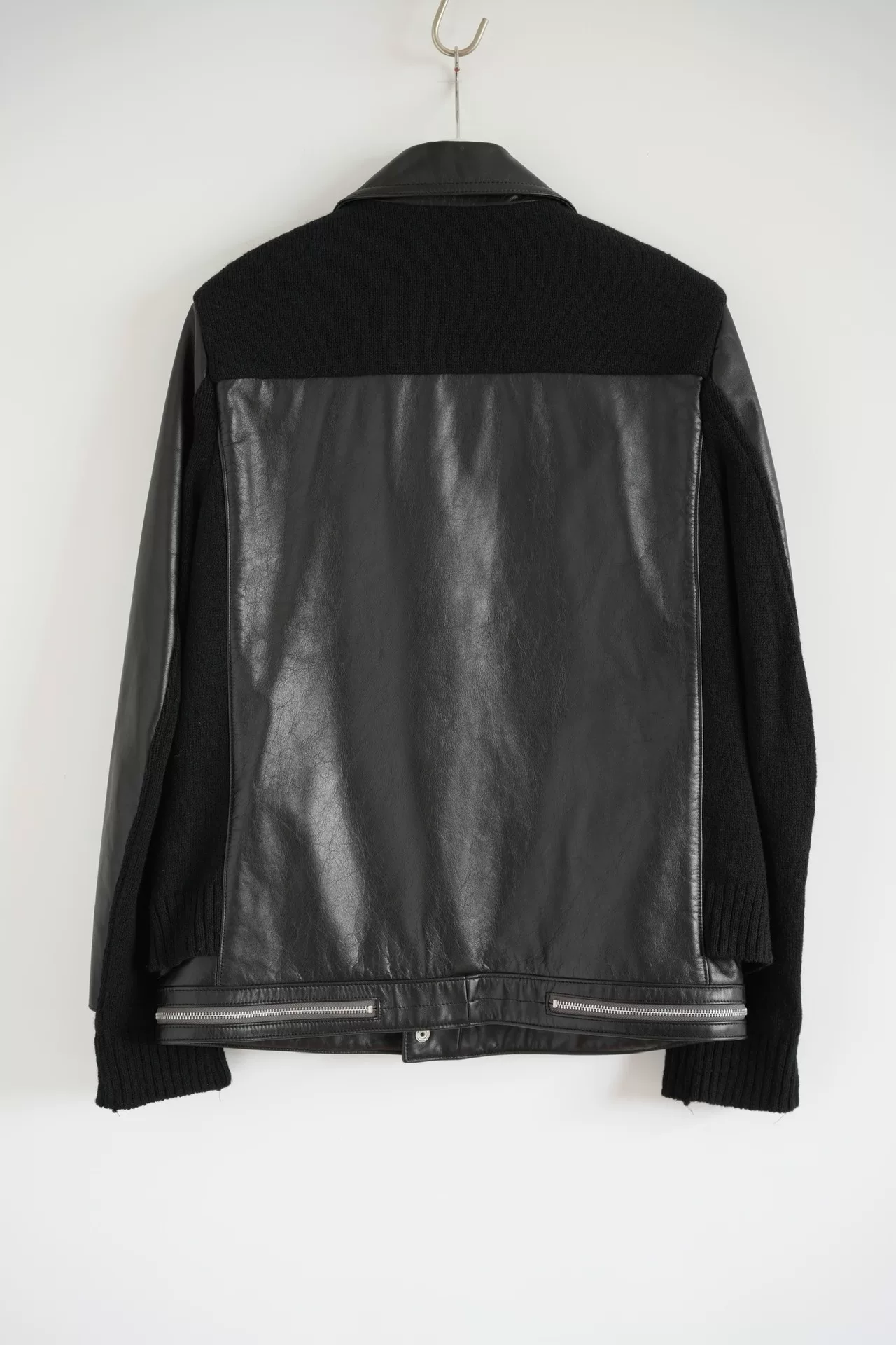 Undercover 21AW Leather Motorcycle Jacket — front