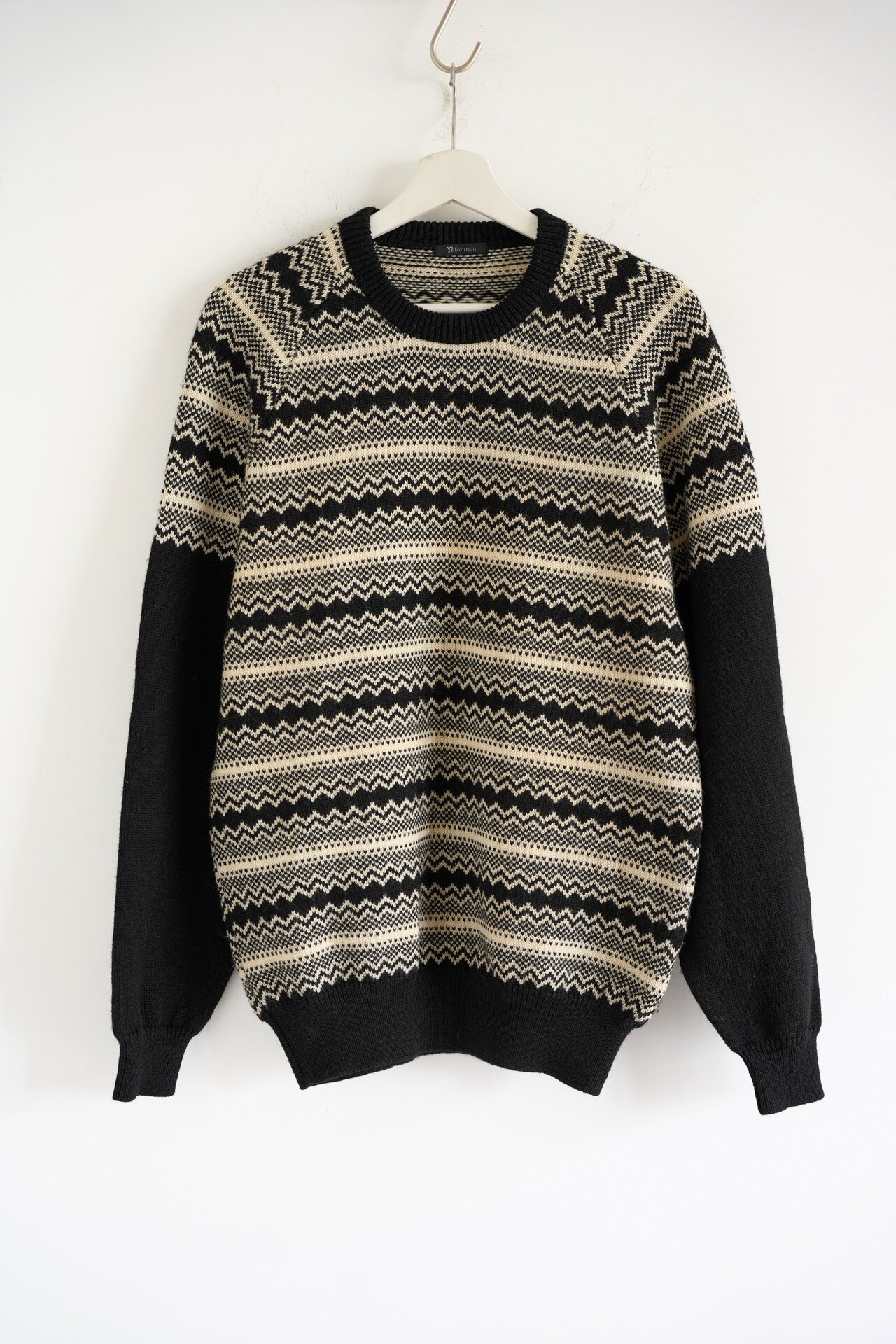 Yohji Yamamoto 90s Fair Isle Sweater