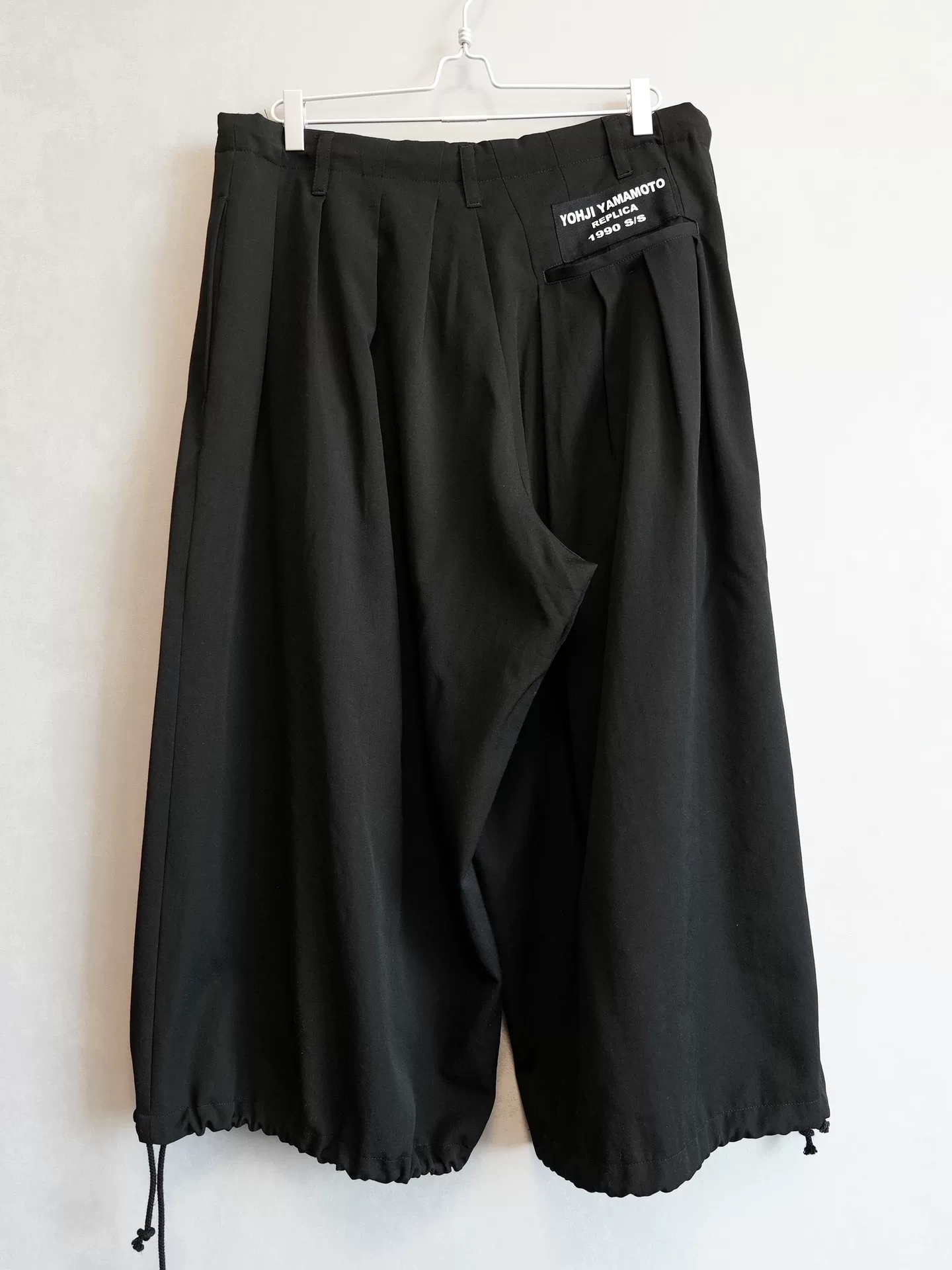 Yohji Yamamoto 90SS Drawstring Balloon Pants — front