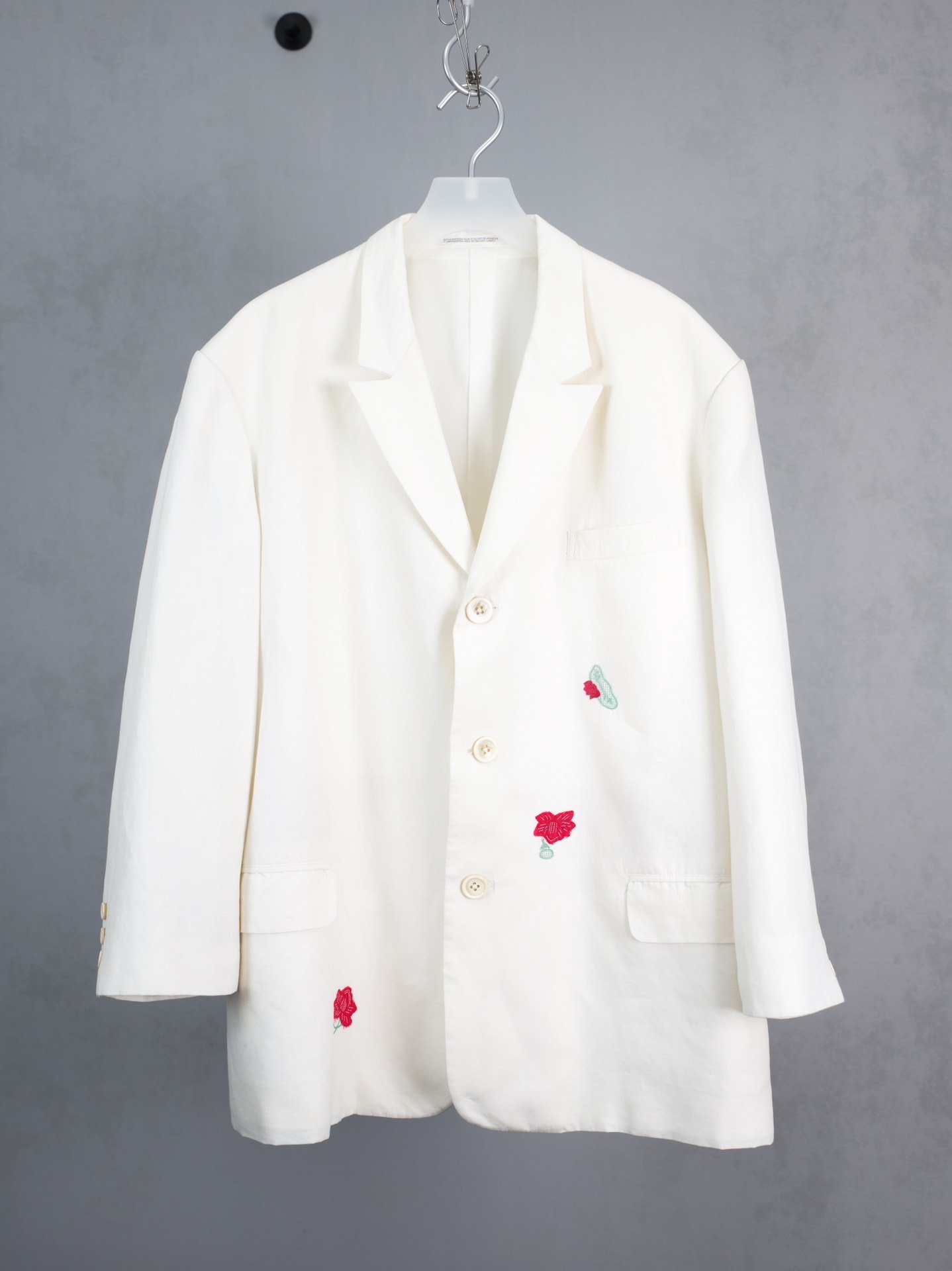 Yohji Yamamoto 98SS Floral Linen Blazer