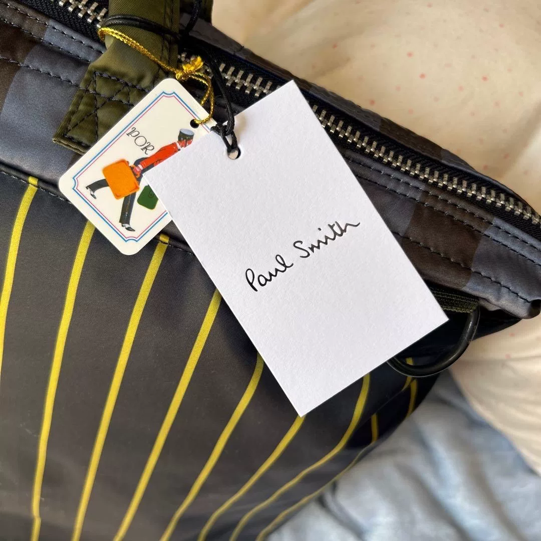 Porter x Paul Smith Helmet Shoulder Bag — detail