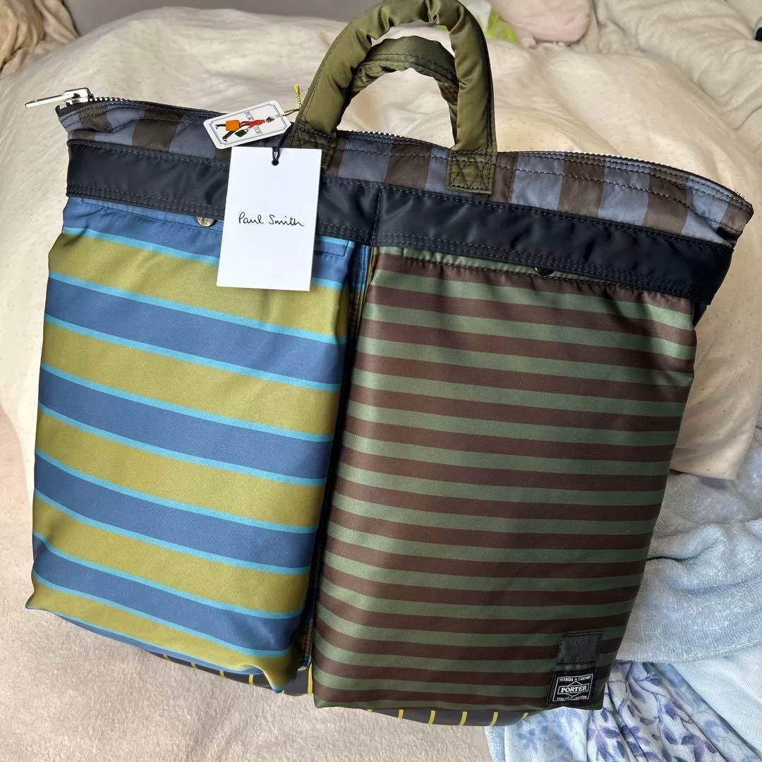 Porter x Paul Smith Helmet Shoulder Bag