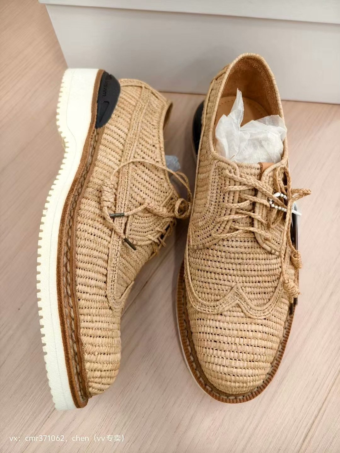 visvim 16ss Patrician Raffia Folk — front