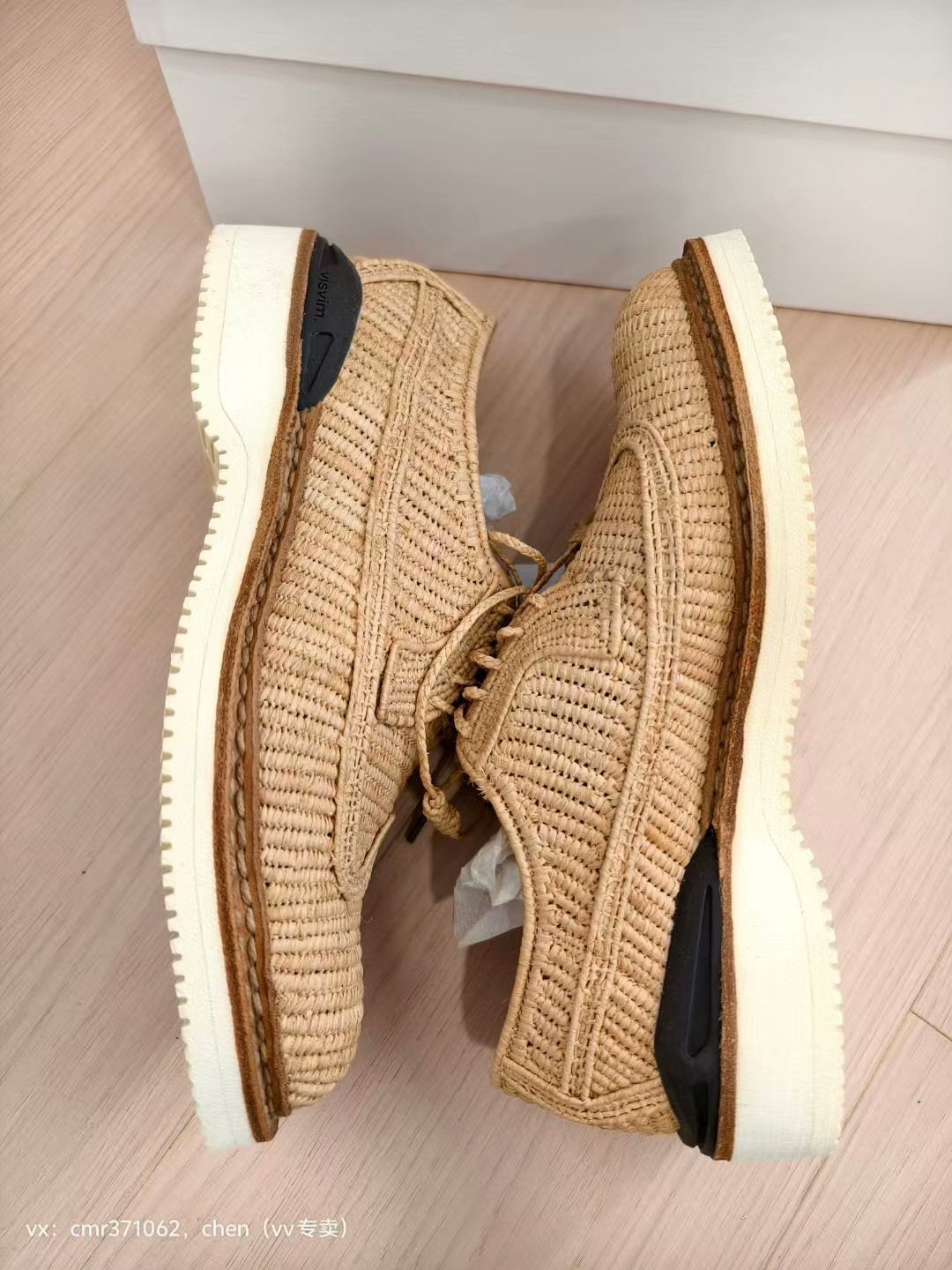 visvim 16ss Patrician Raffia Folk — detail
