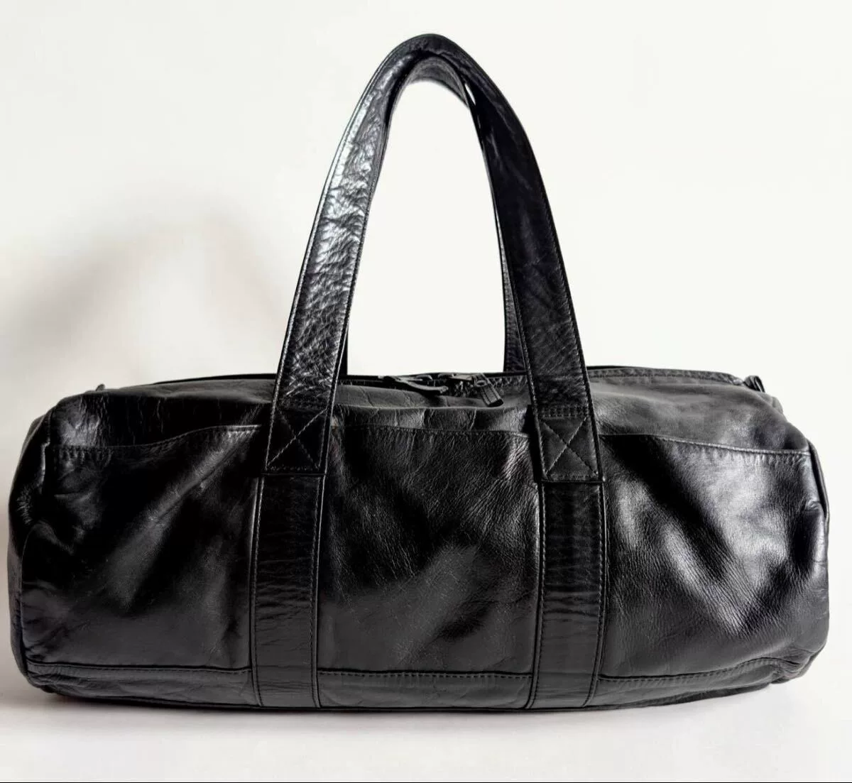 PORTER Boston Narrow Leather Travel Bag