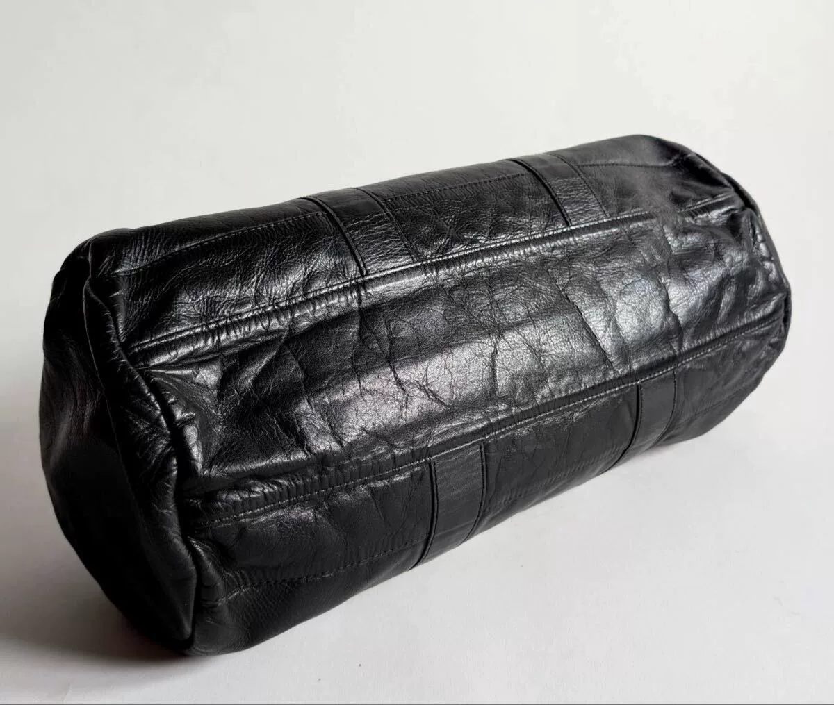 PORTER Boston Narrow Leather Travel Bag — detail