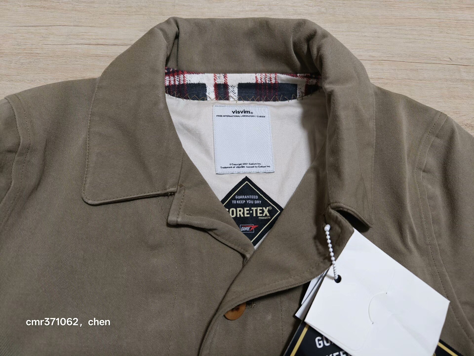 visvim ELLIPSIS SOUTIEN COAT 3L GORE-TEX — front