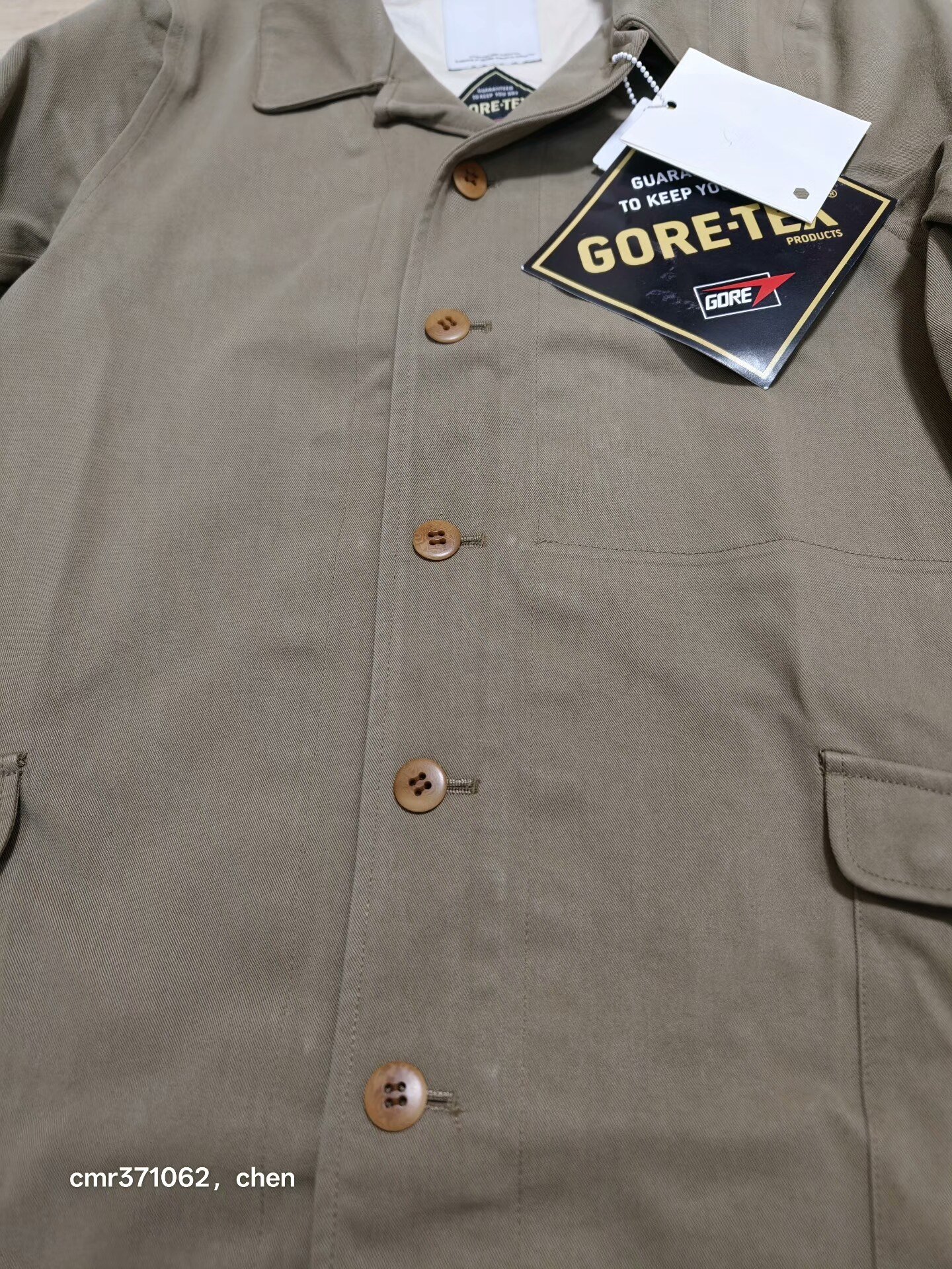 visvim ELLIPSIS SOUTIEN COAT 3L GORE-TEX — detail
