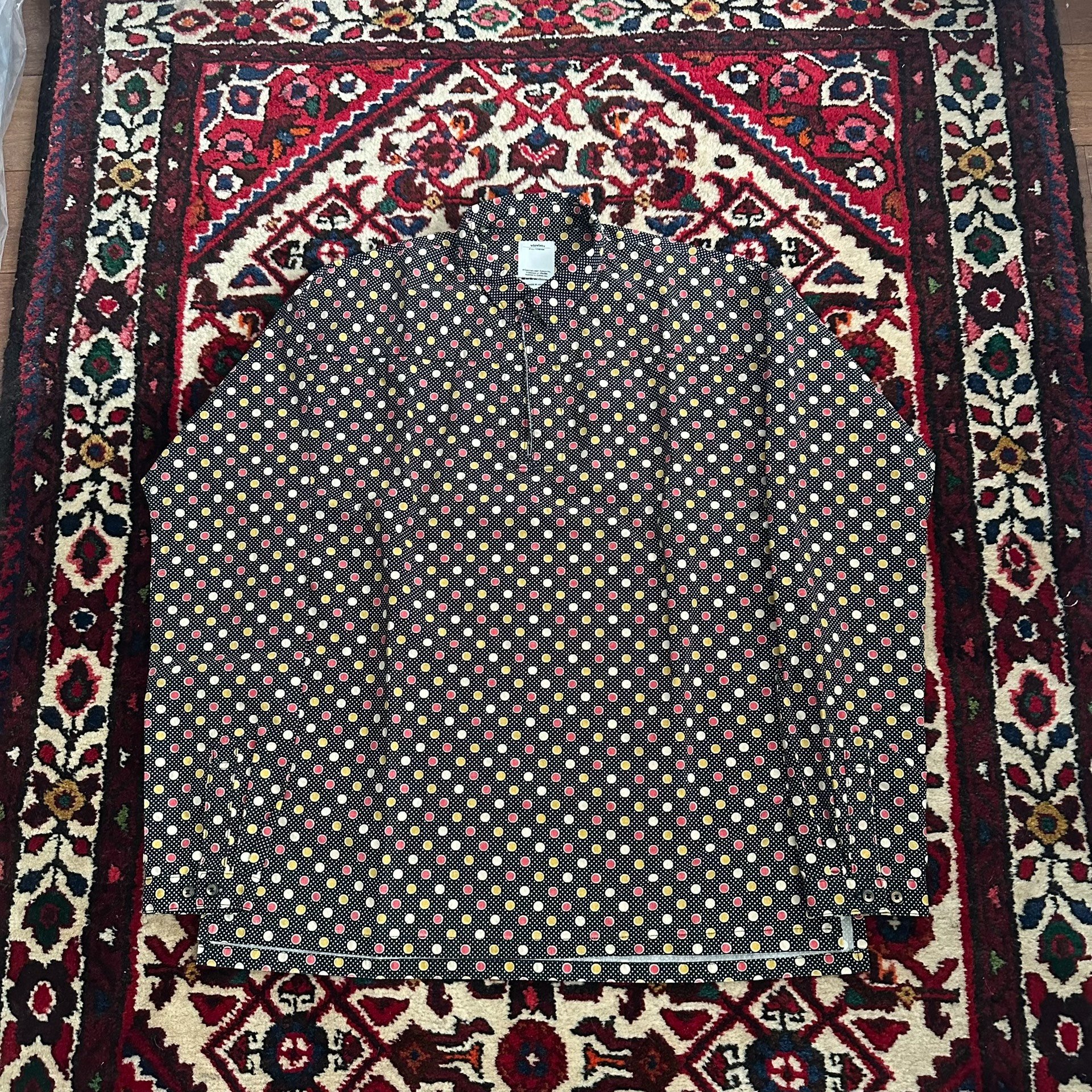 visvim 15aw kerchief dot tunic — front