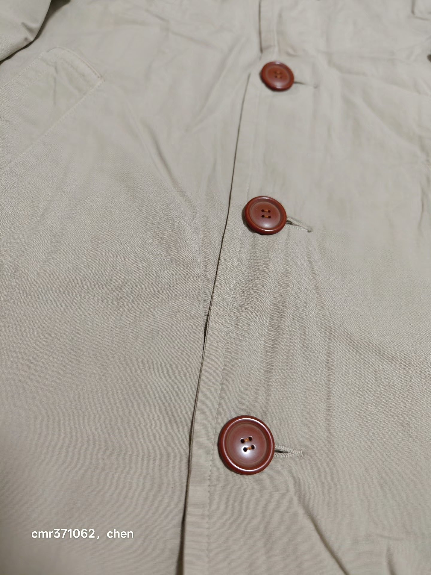 visvim 17AW Napier Driving Coat — detail