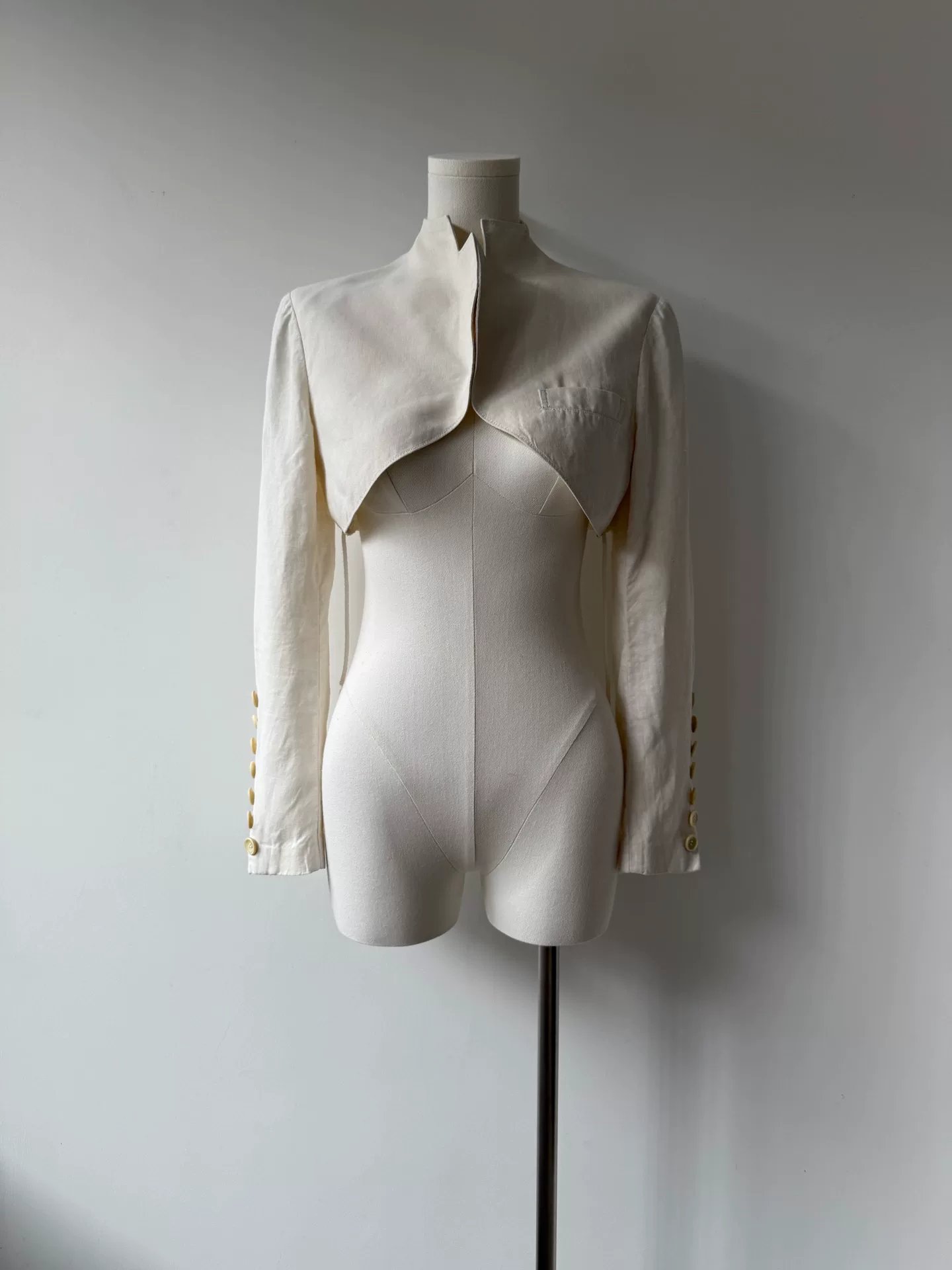Yohji Yamamoto Y's 15AW Linen Jacket — front