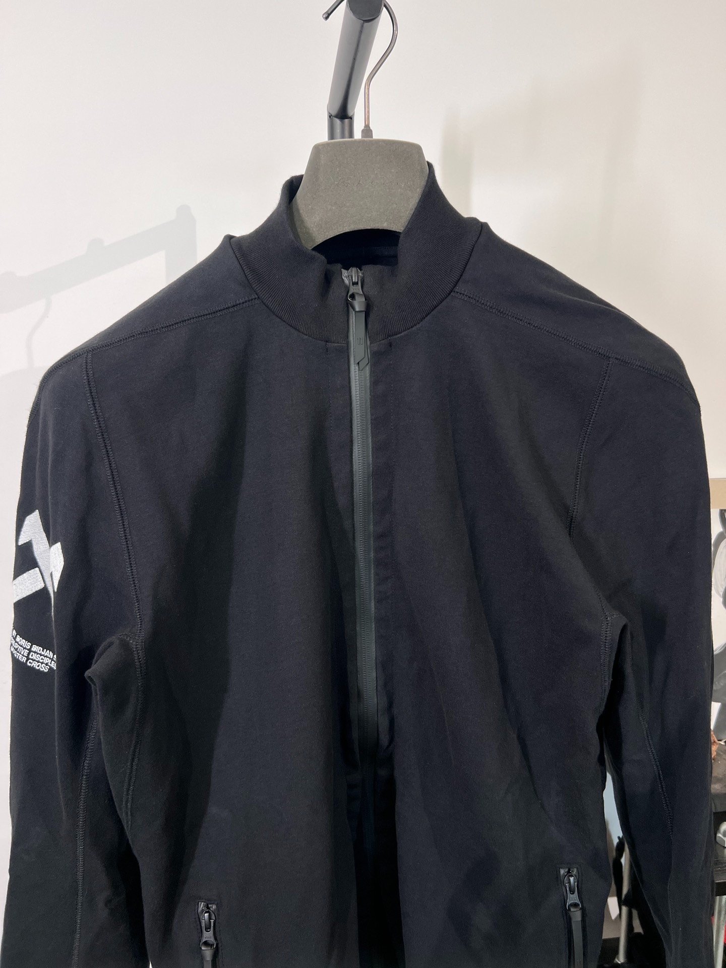 Boris Bidjan Saberi Stand-Collar Zip Jacket — back