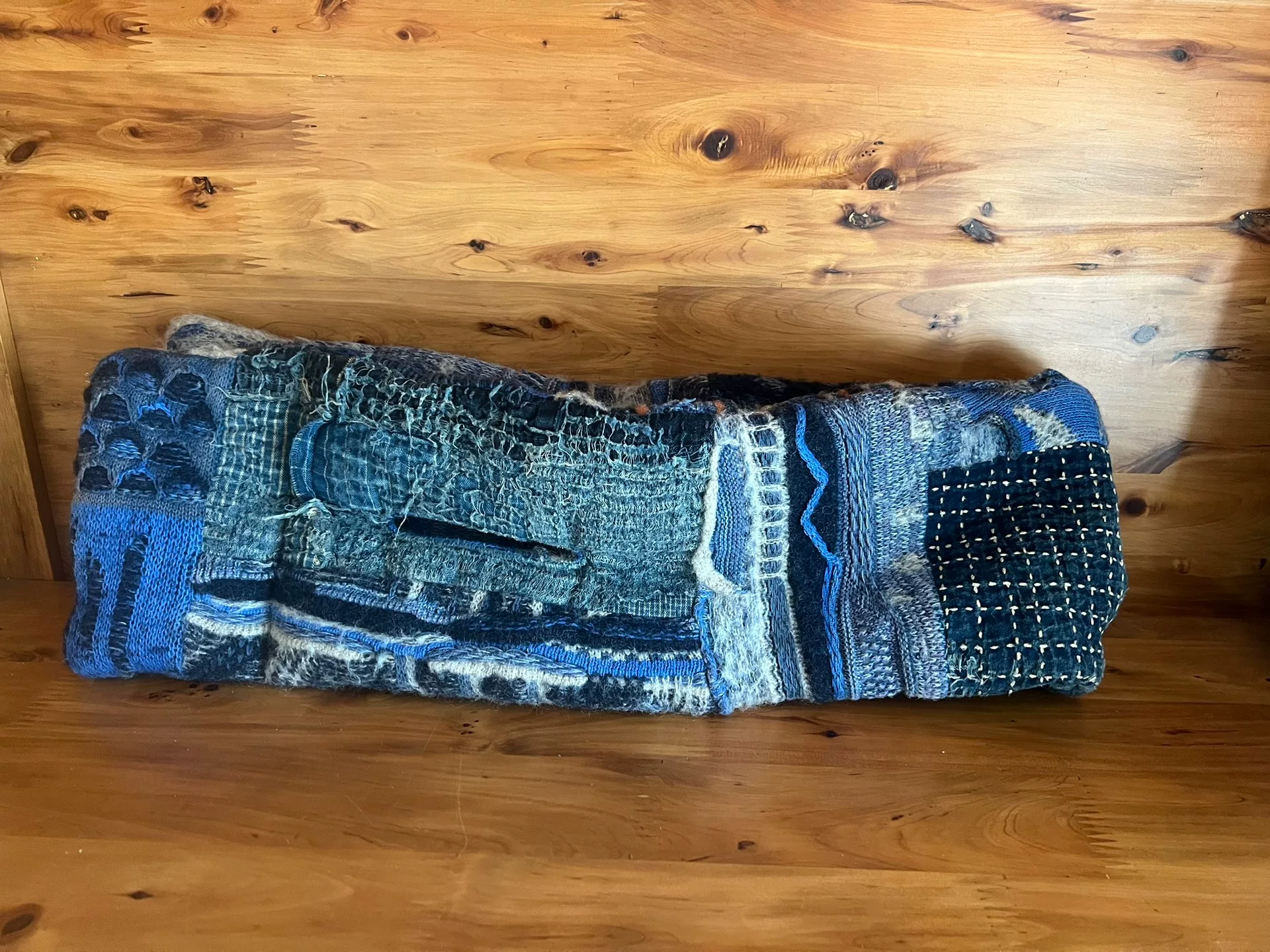 Kapital Japan Anti-War Patchwork Scarf — back