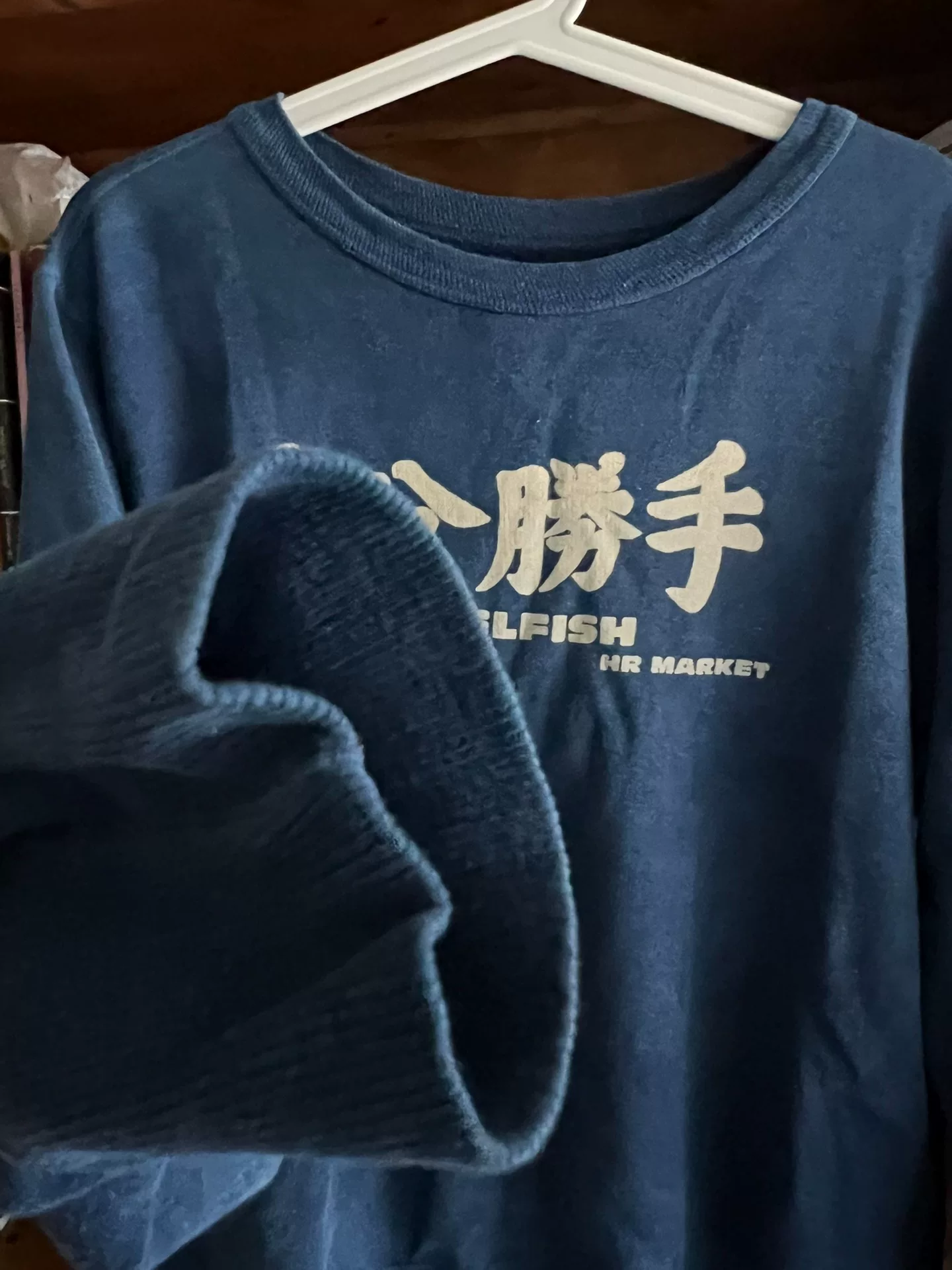 Blue Blue Japanese Indigo Dyed Sweatshirt — back