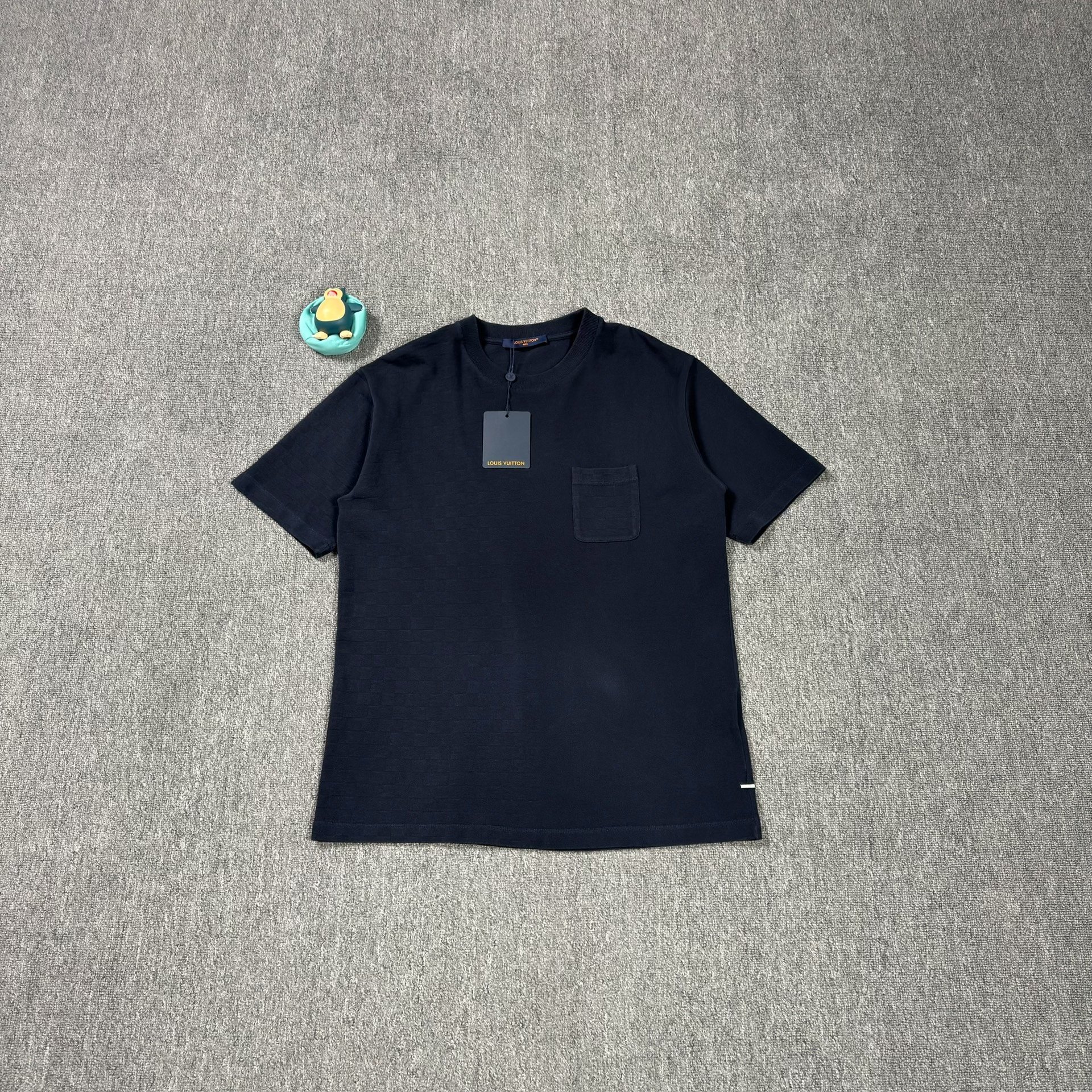 Louis Vuitton Dark Blue Short-Sleeve Shirt