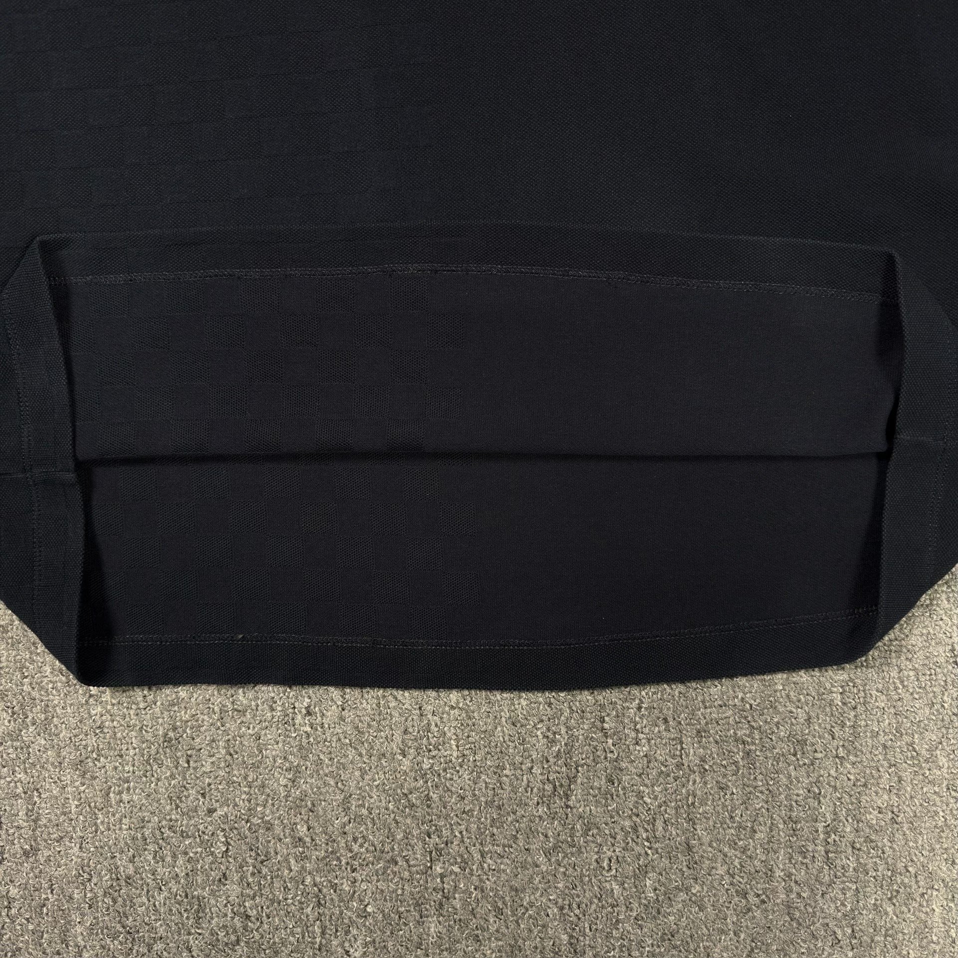 Louis Vuitton Dark Blue Short-Sleeve Shirt — label