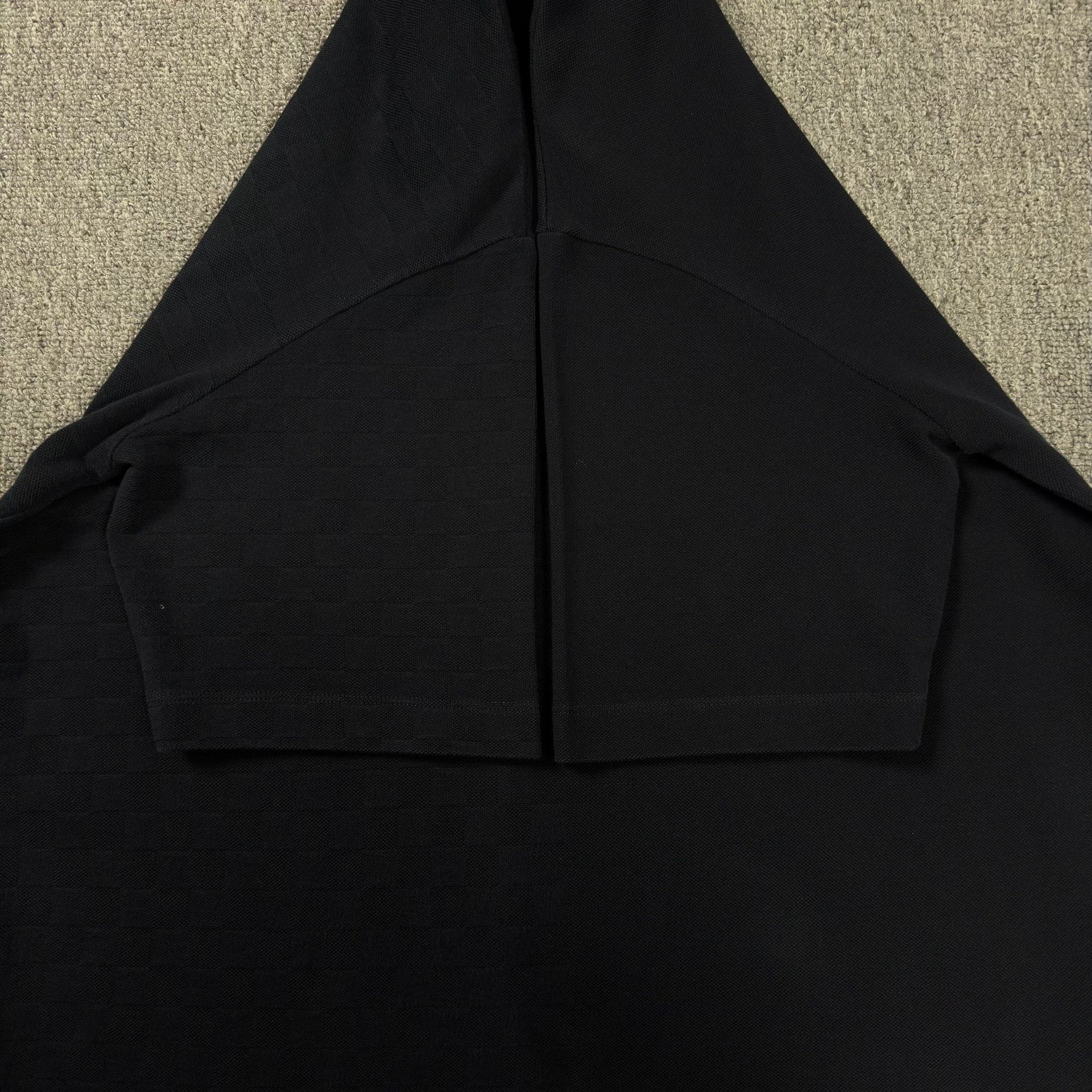 Louis Vuitton Dark Blue Short-Sleeve Shirt — back