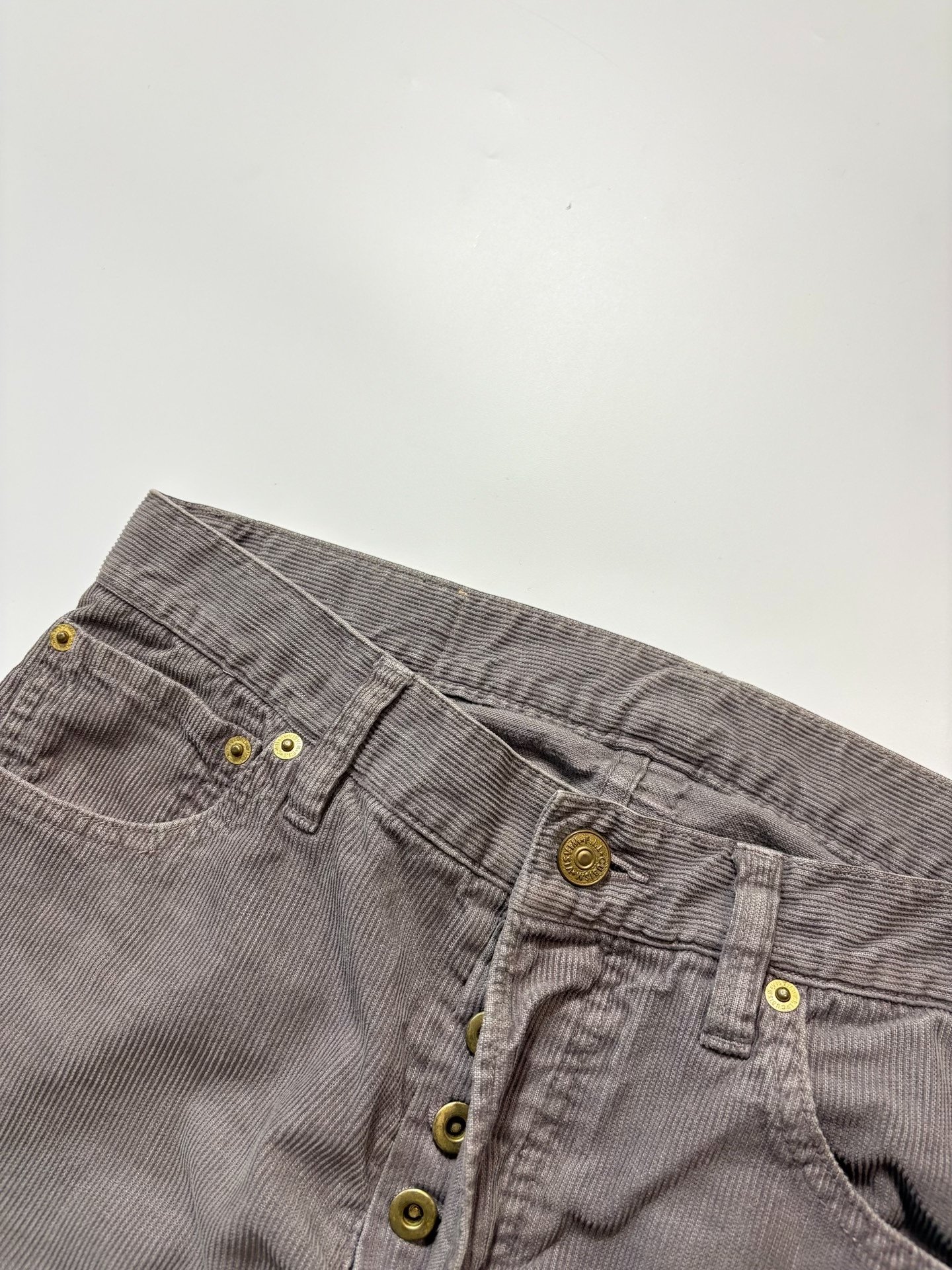 VISVIM FLUXUS 03 Corduroy Trousers — label