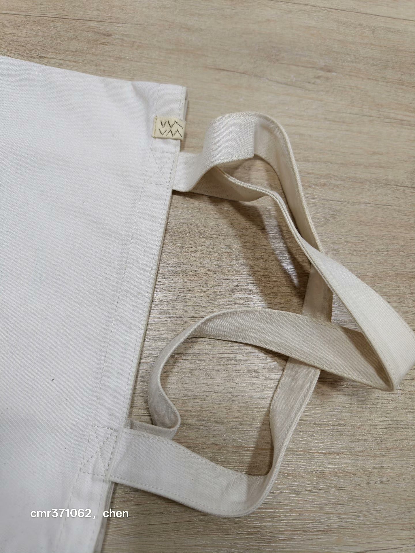 VISVIM 18SS SPOT PETITE TOTE CANVAS — label