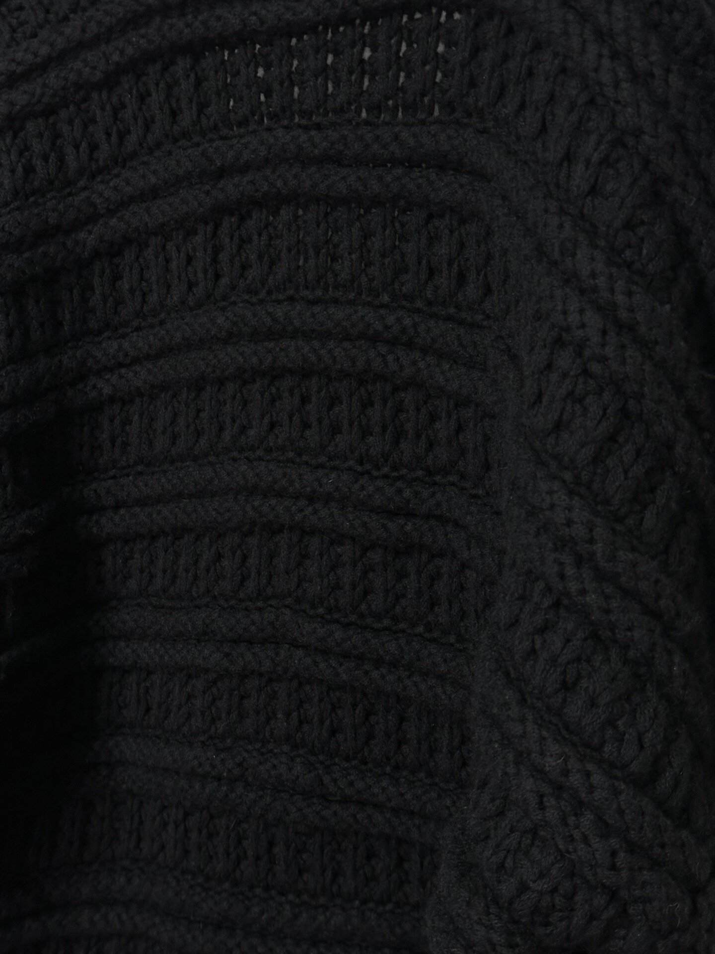 DEVOA 25AW Cashmere Hand-Knit Coat — back