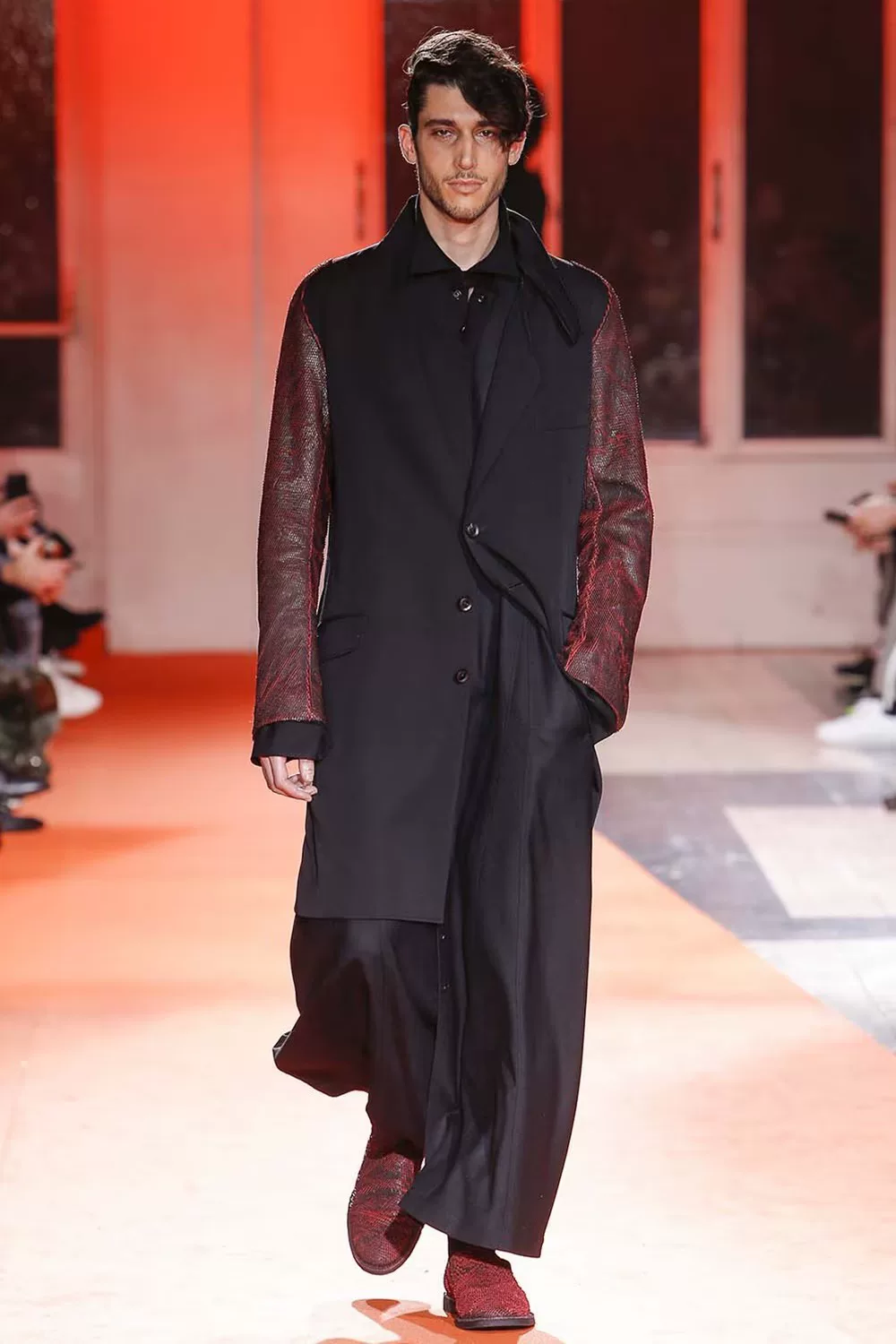 Yohji Yamamoto 18AW Long Wool Blazer — detail