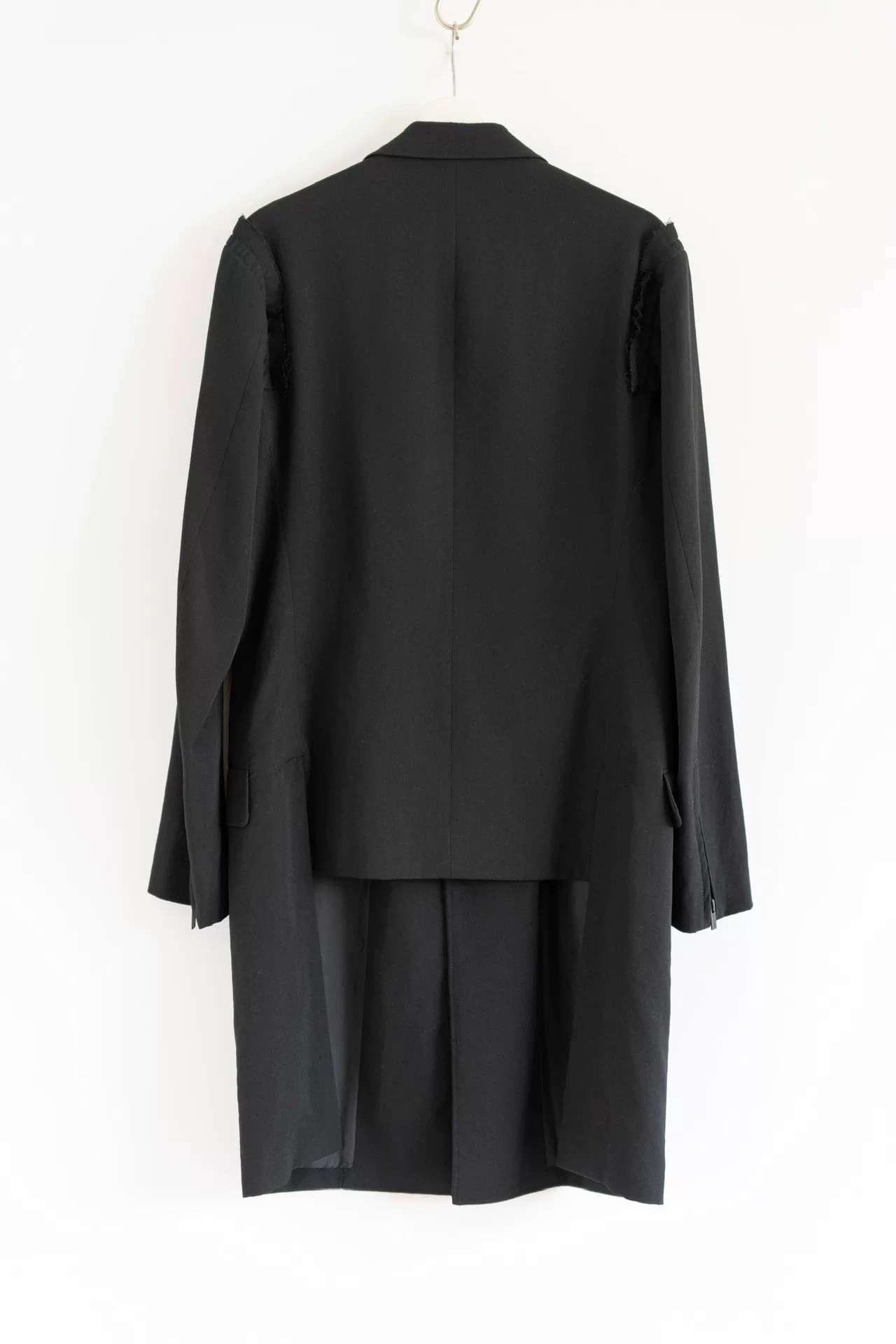 Yohji Yamamoto 18AW Long Wool Blazer — front