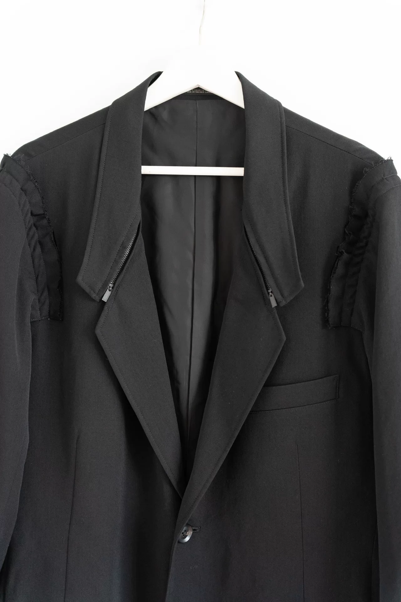 Yohji Yamamoto 18AW Long Wool Blazer — back