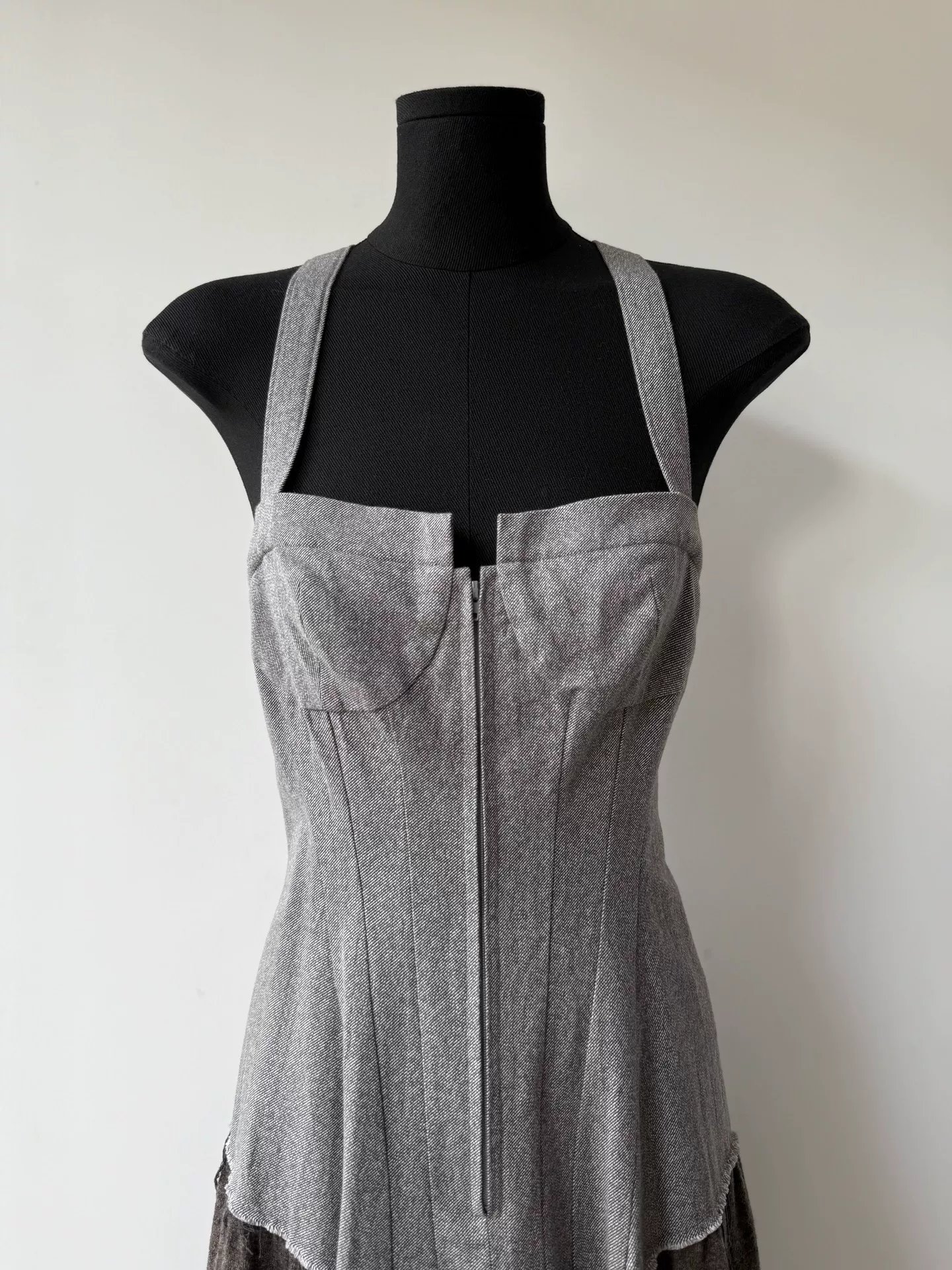 Yohji Yamamoto 2010AW Spliced Long Dress — back