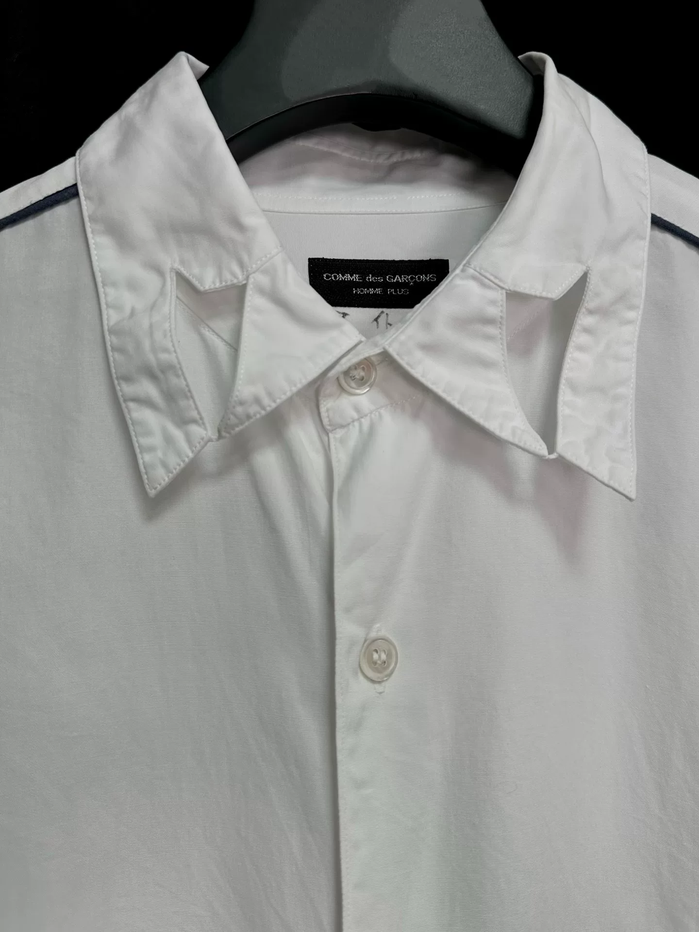 Comme des Garçons 87SS Deformed Collar Shirt — back