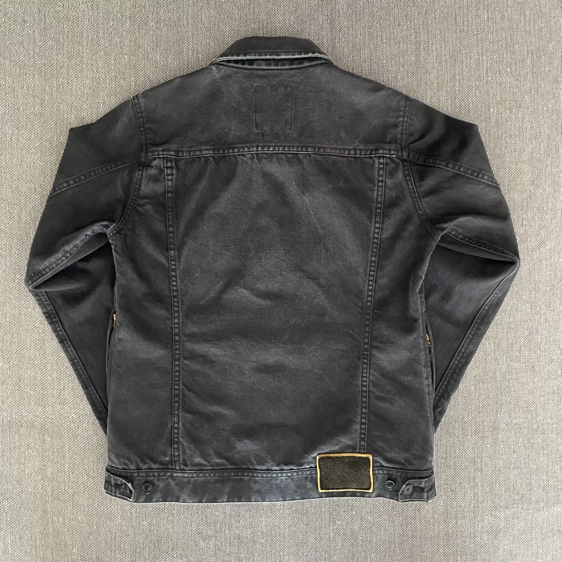Visvim 104 16ss Damaged Denim Jacket — front