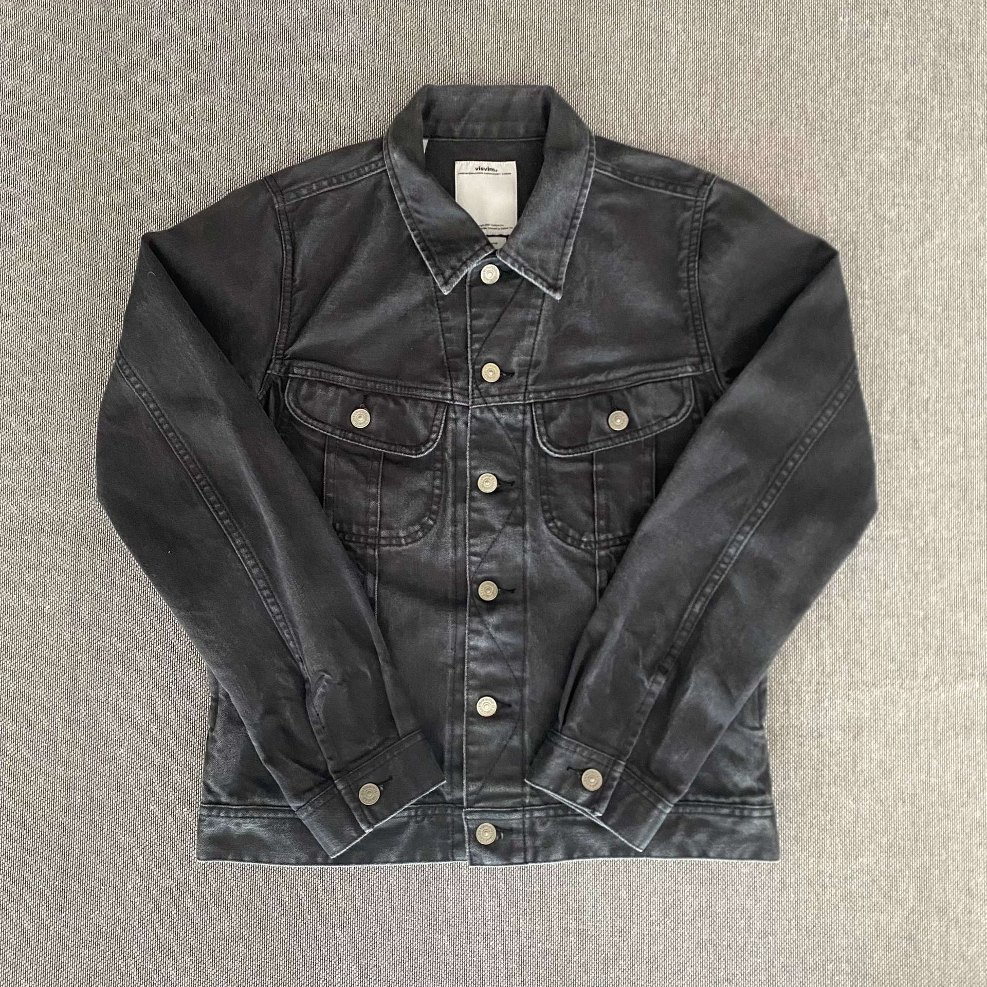 Visvim 104 16ss Damaged Denim Jacket