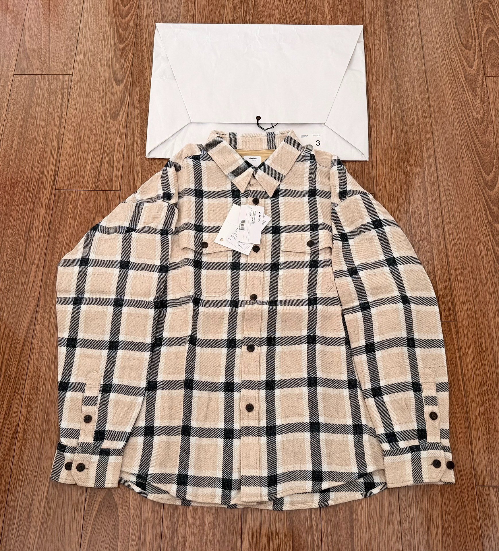 VISVIM Lumber Check L/S Shirt — detail