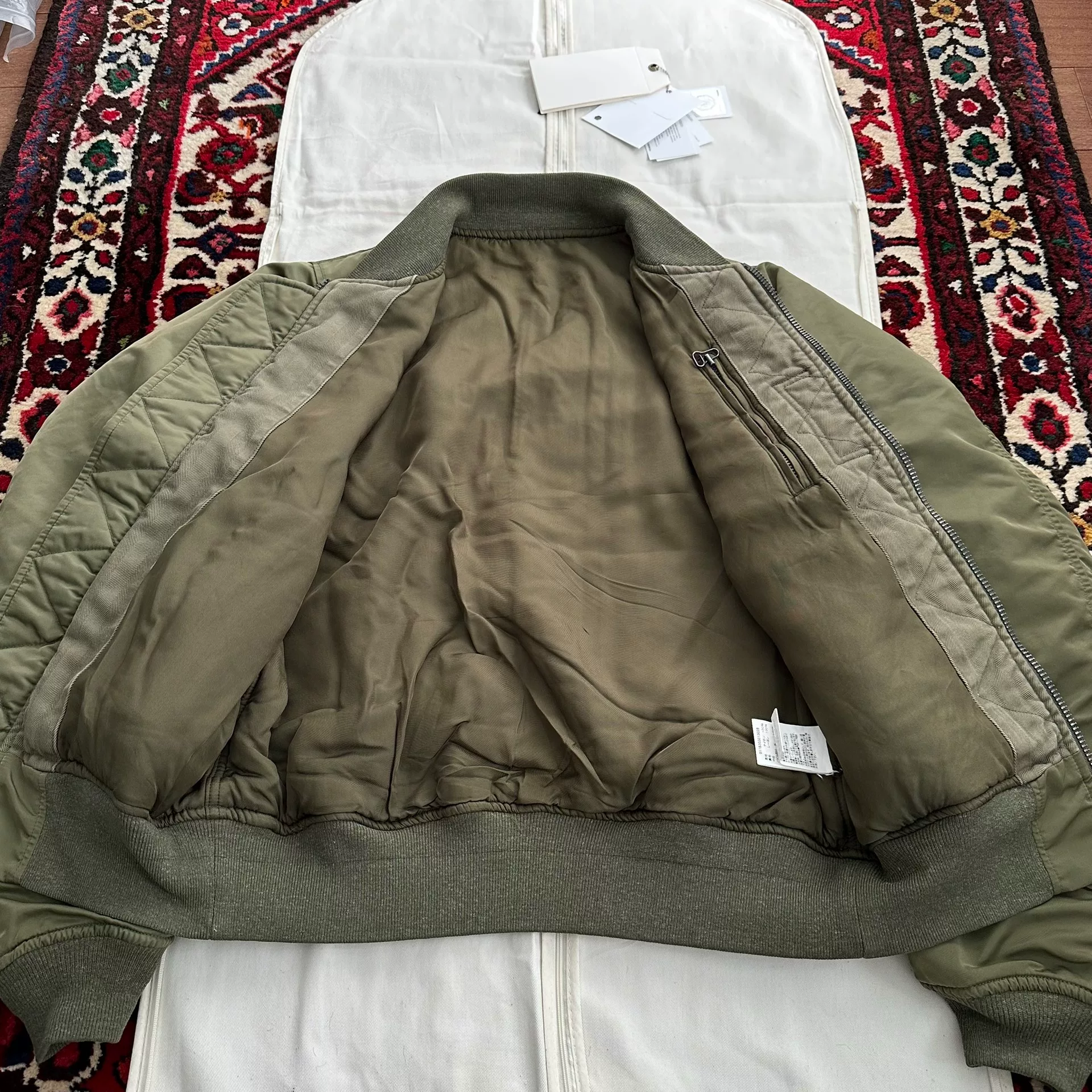 visvim 18AW MA1 Flight Jacket — detail
